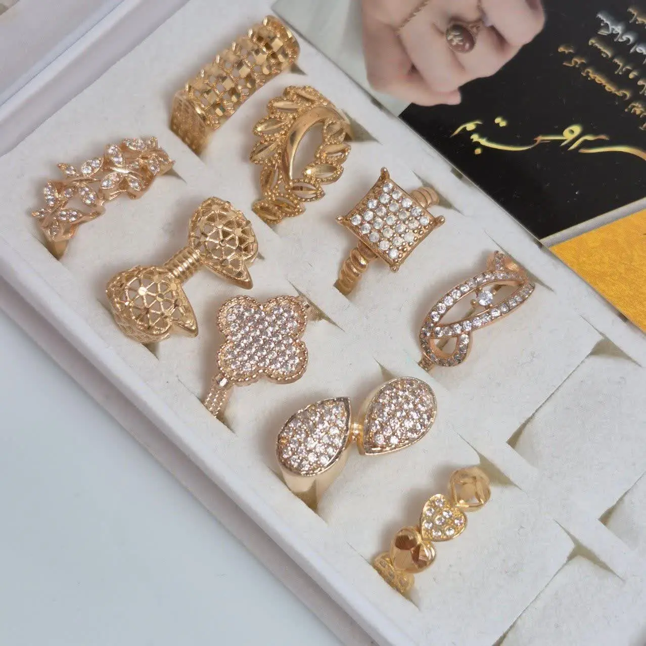 موجودی #انگشتر طلاروس سایز ۷😍
