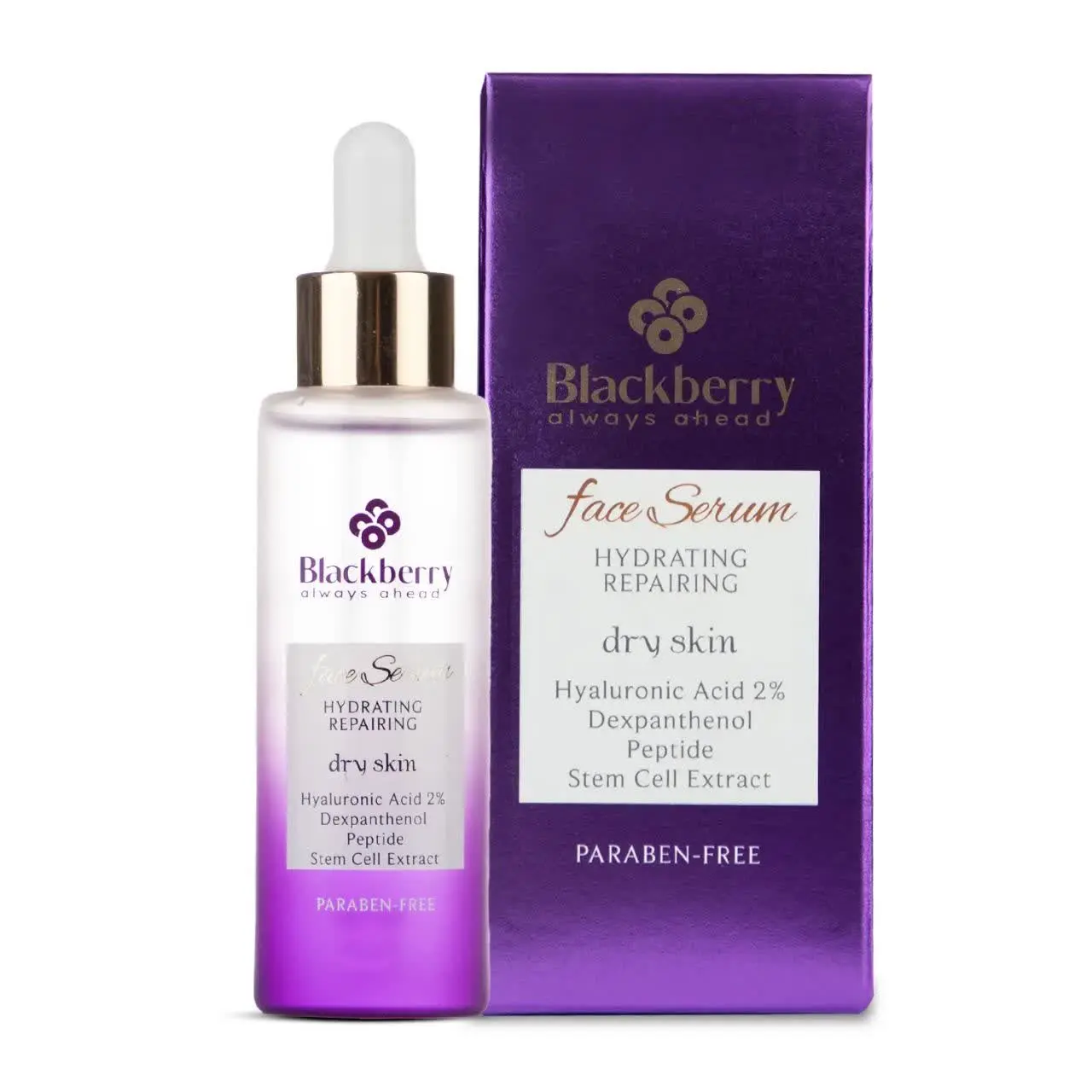 بخش عمده بدن را آب تشکیل می‌دهد و پوست هم به‌عنوان بزرگترین اندام بدن از این قاعده مستثنی نبوده و تامین و حفظ رطوبت در پوست بسیار حیاتی و مهم است. سرم آبرسان و ترمیم کننده بلک بری، با استفاد