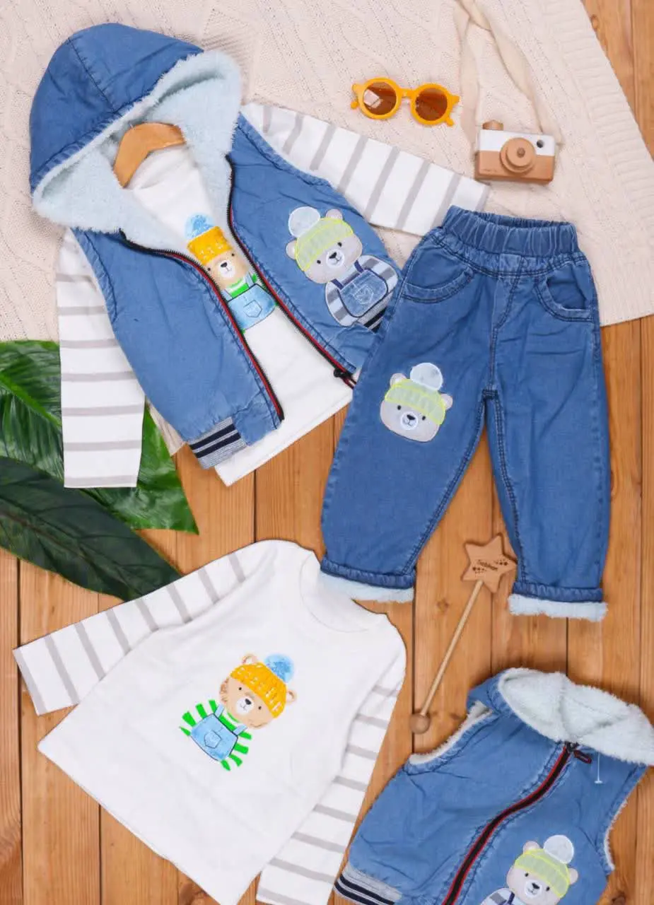 🎄 سه تیکه لی داخل خز خرس کل...