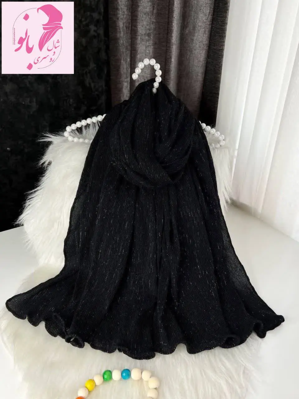 شال نخی چهار فصل برشکا 
