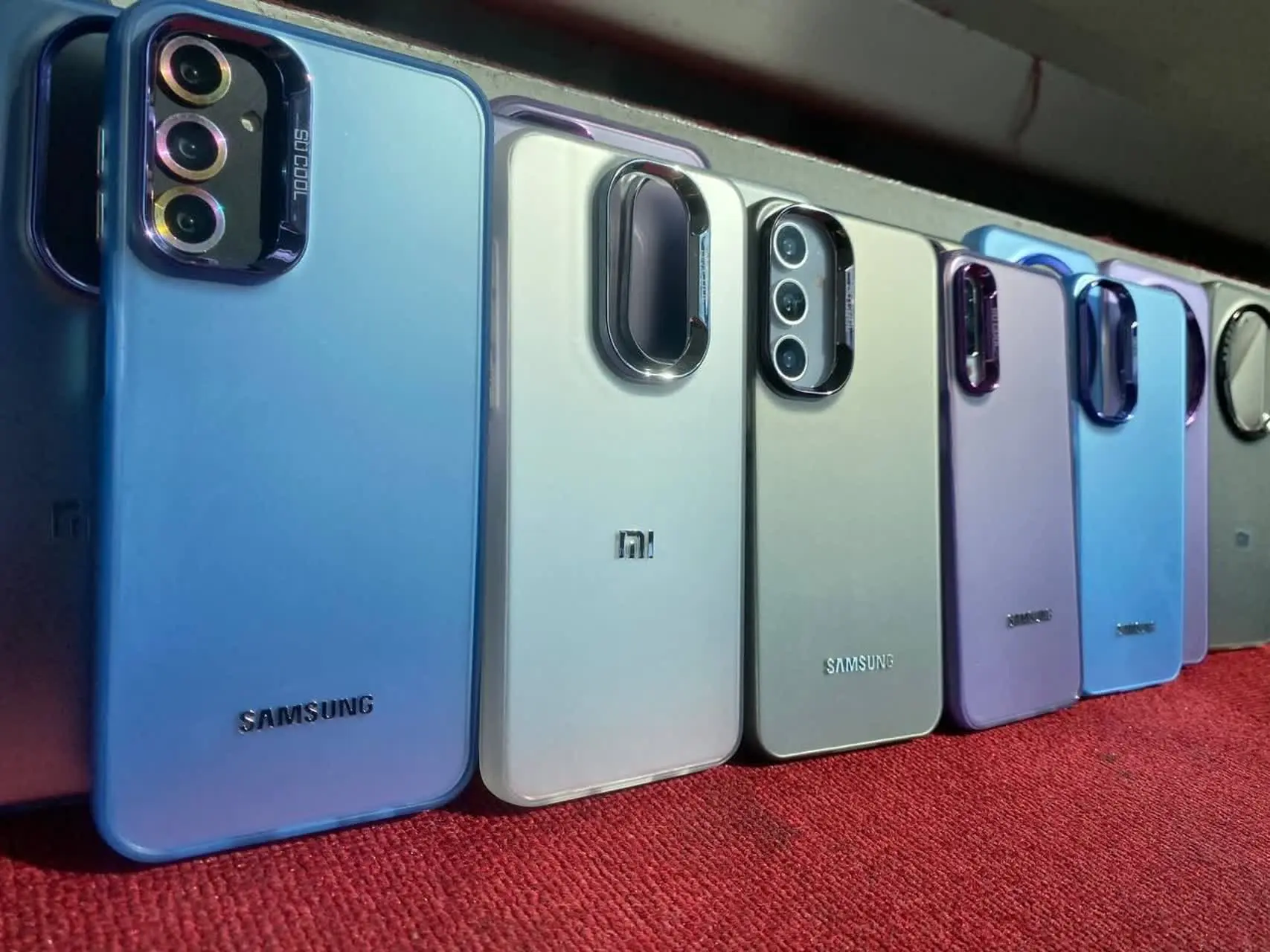 📱مدل قاب: قاب سوکول دور لنز متال مخصوص انواع #سامسونگ #شیائومی 
