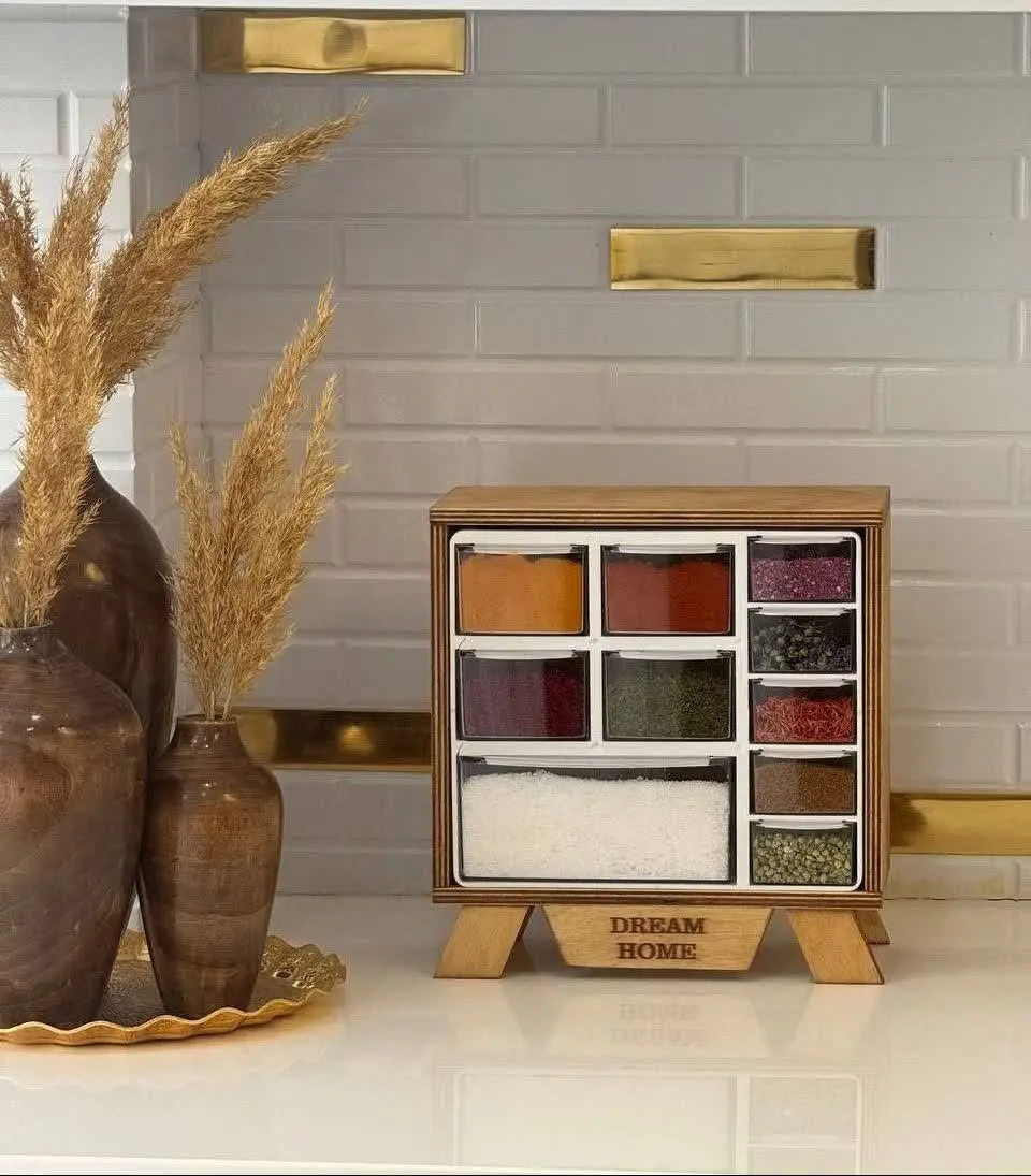 💥باکس ادویه ۱۰ کشویی 💥