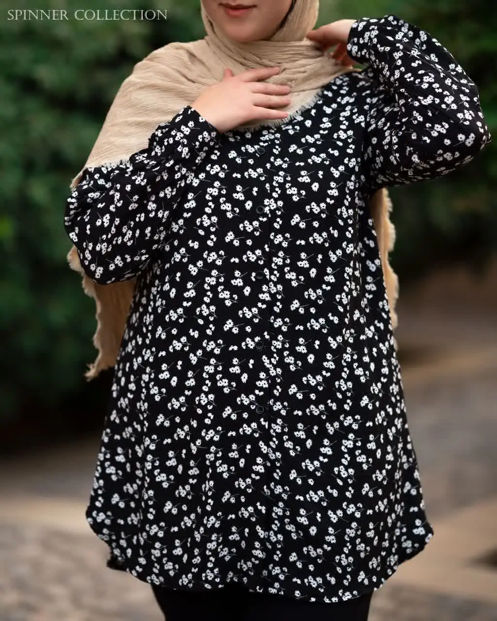 شومیز بهشت طرح بابونه ✨🤍
