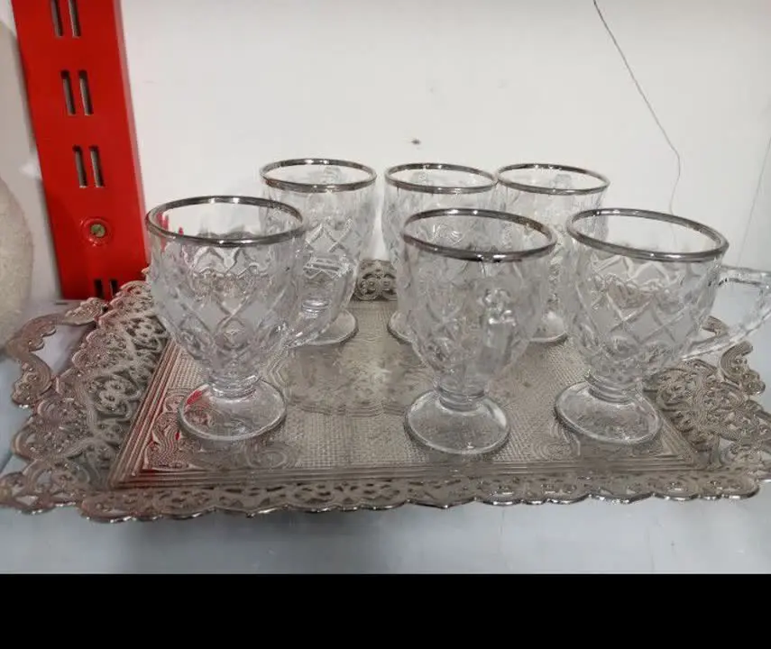 لیوان چایخوری لب نقره بسیار...