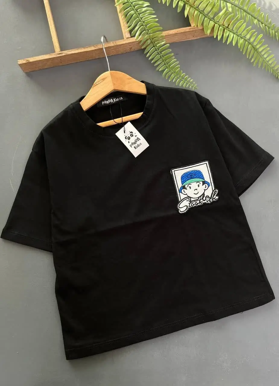 تیشرت تک مشکی 
