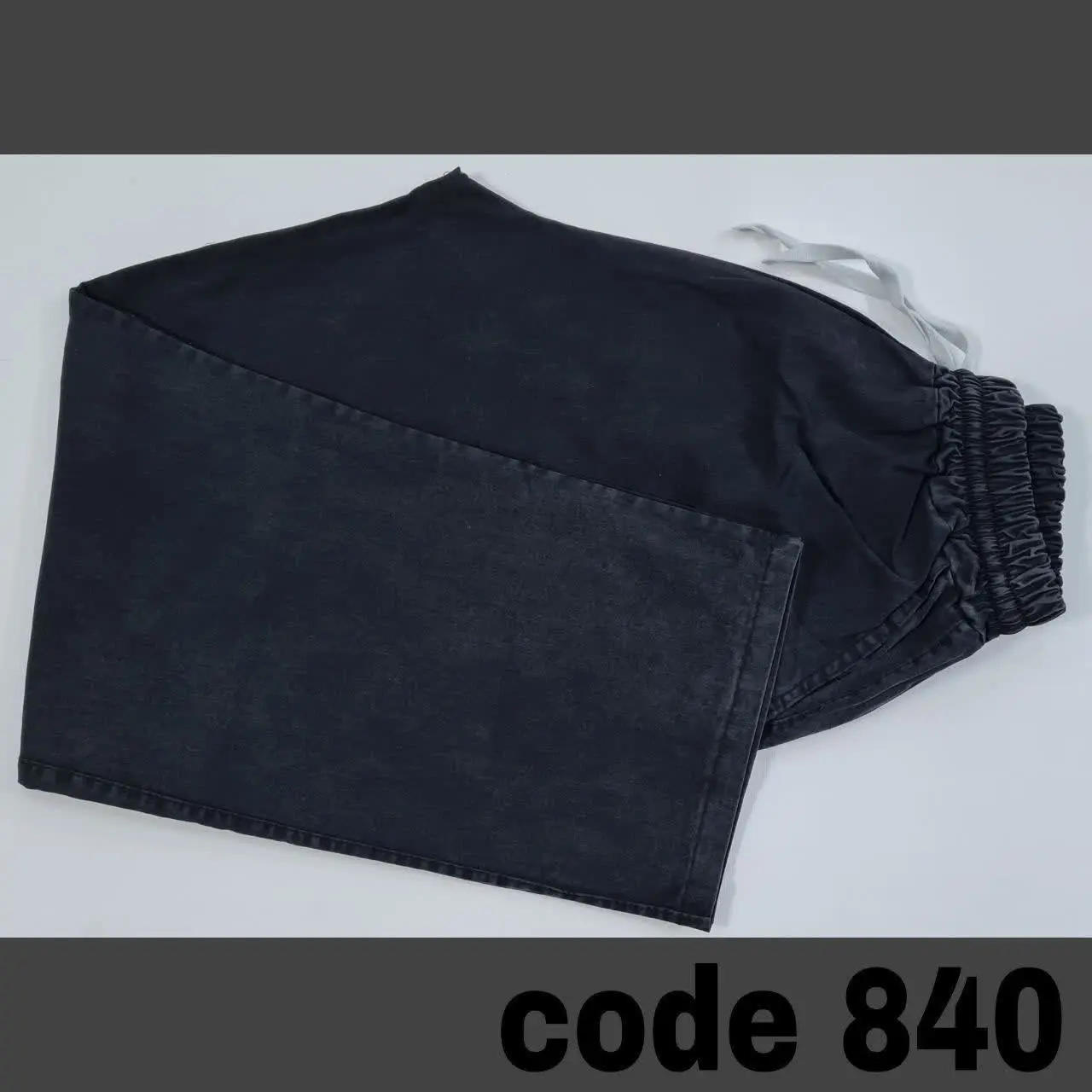 شلوار نیم بگ کمرکش جیب دار...