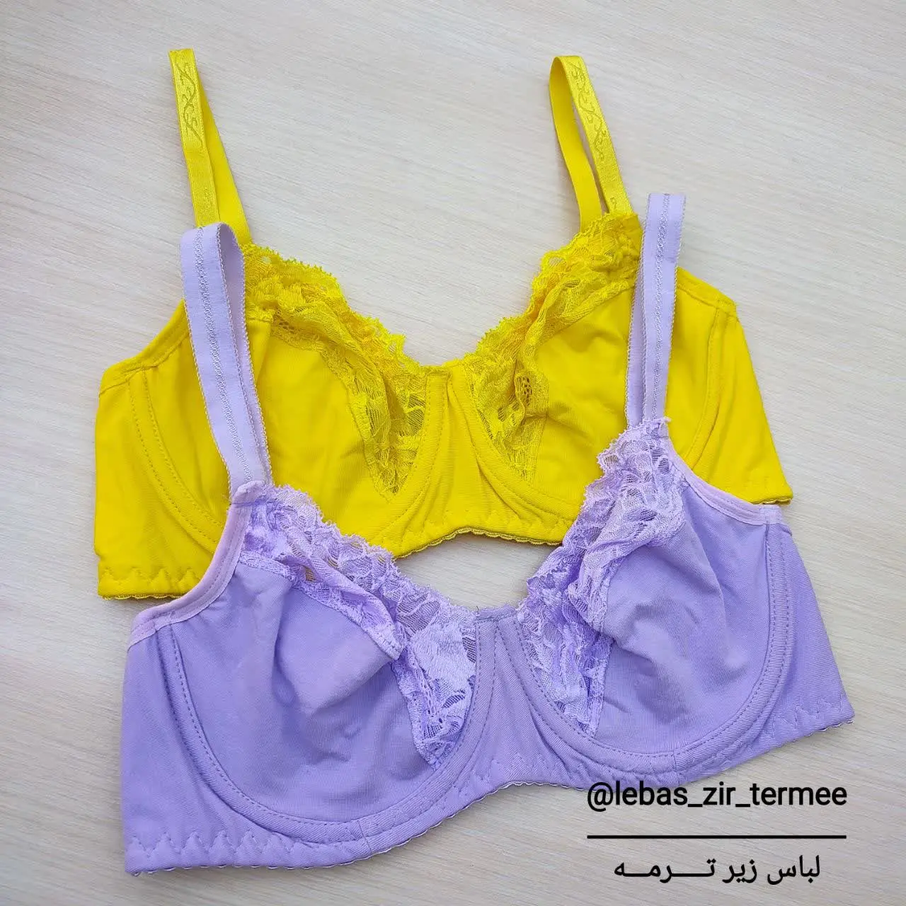 سوتین نخی اعلا با رنگ های ج...