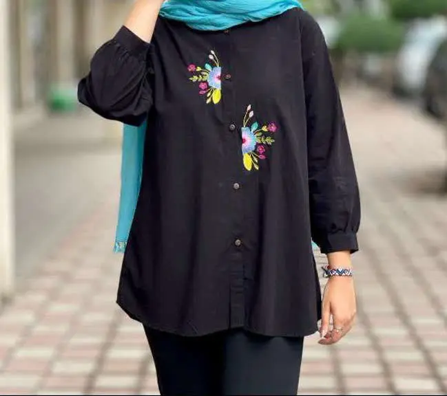 💞 شومیز مانتویی شیک تیارا💞
