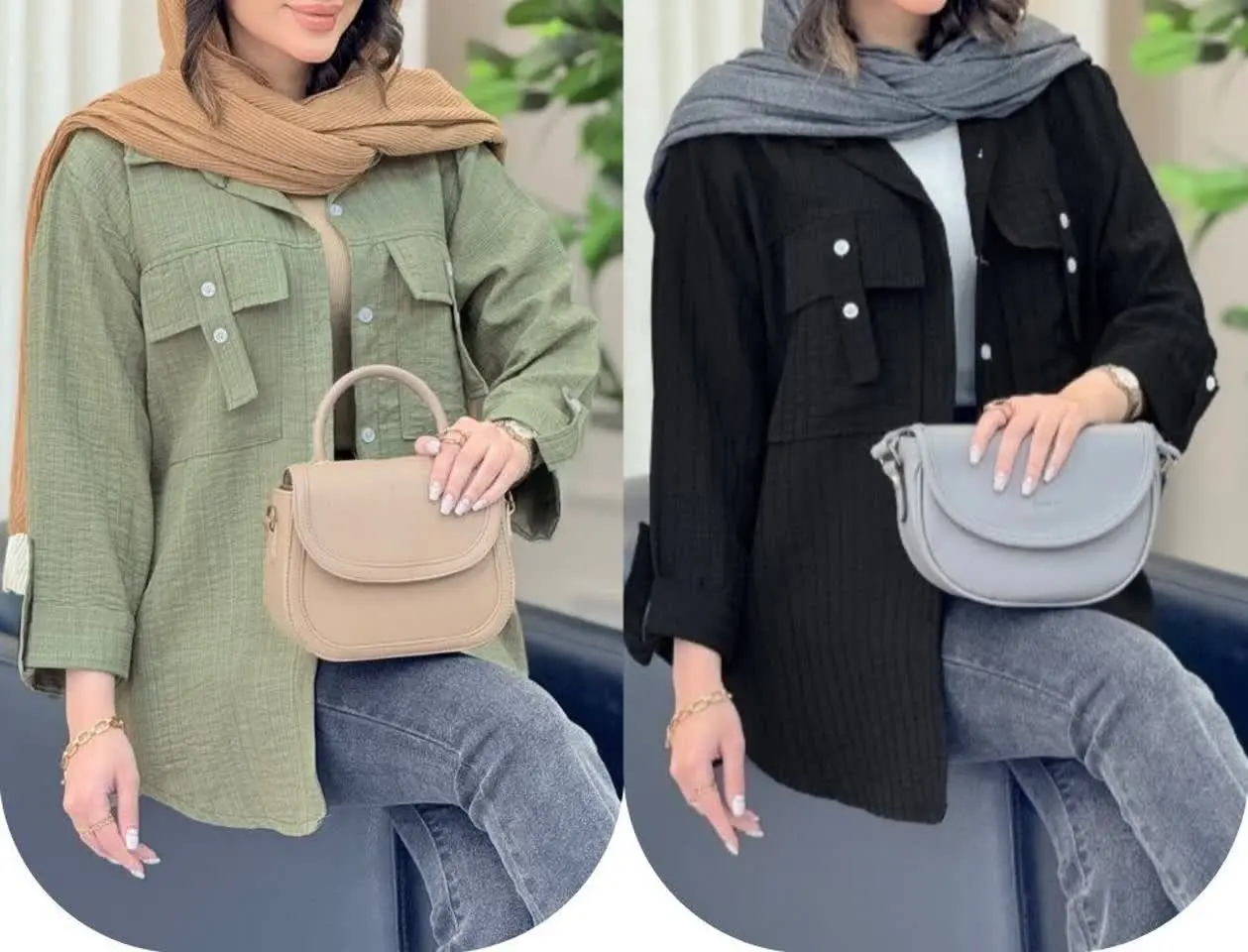 شومیز مانتویی هانا