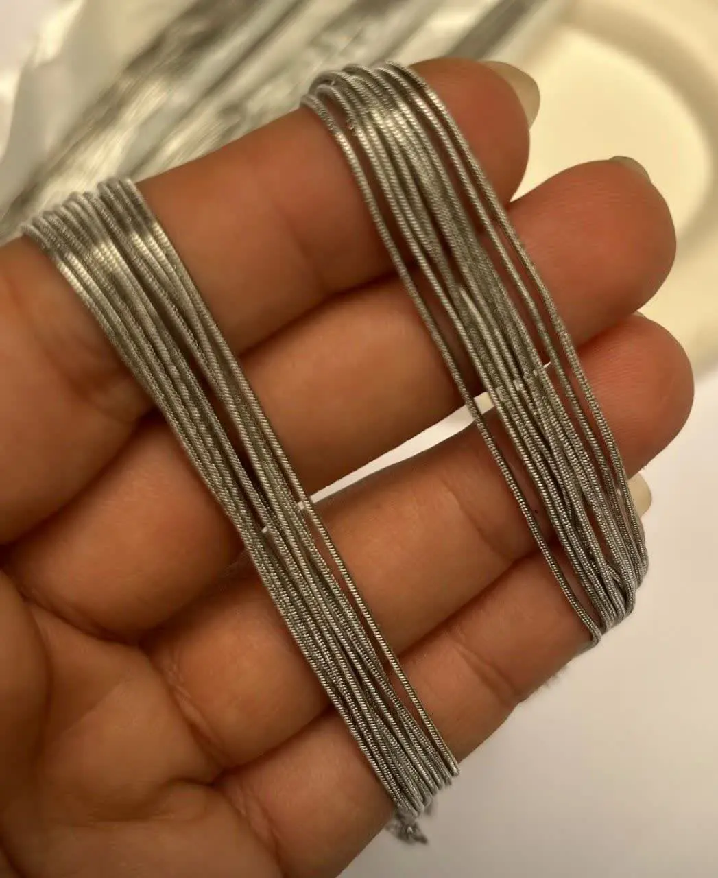 زنجیر ماری نخی موجود شد😍
