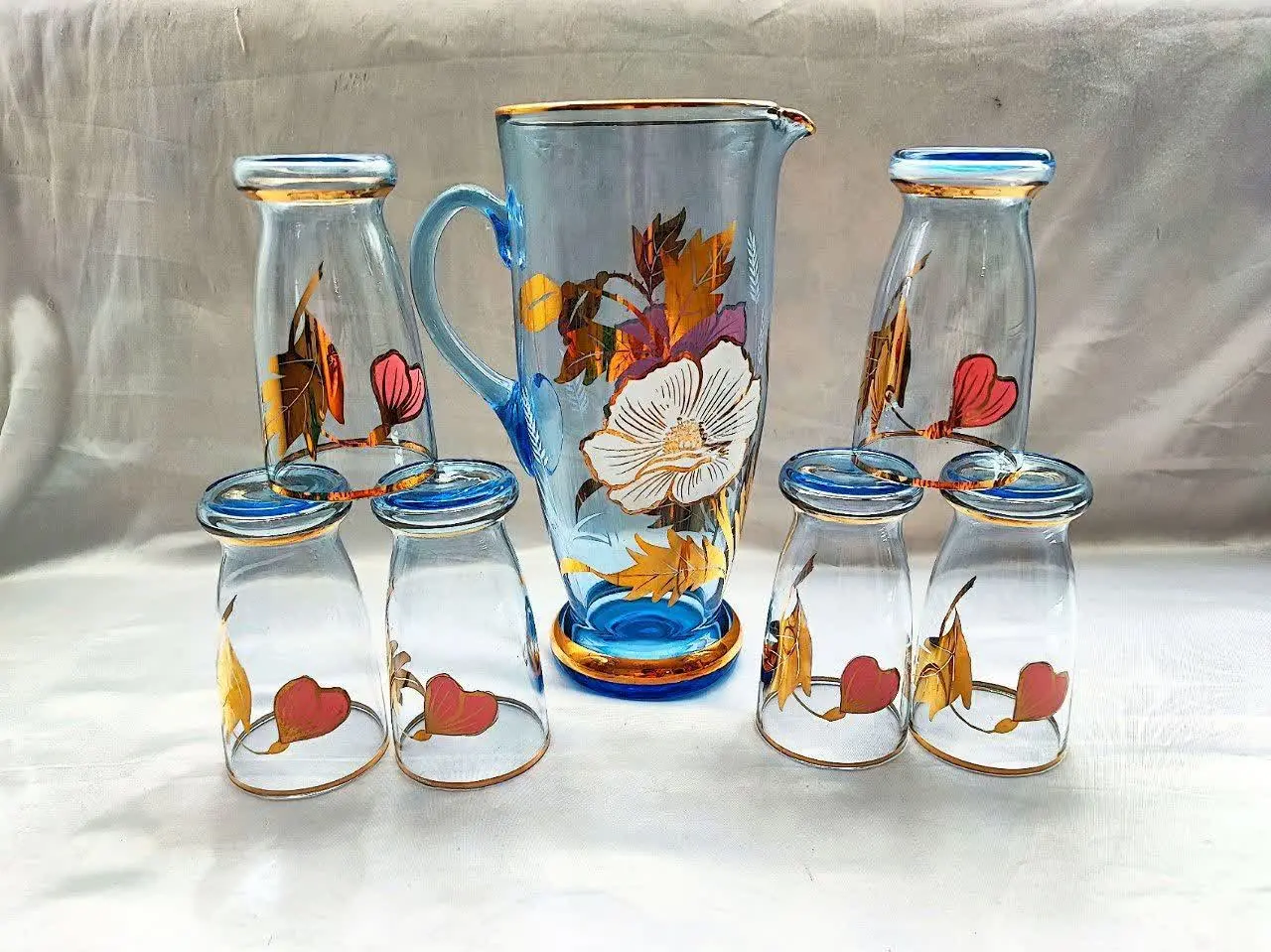 یک دست پارچ و لیوان چک 
