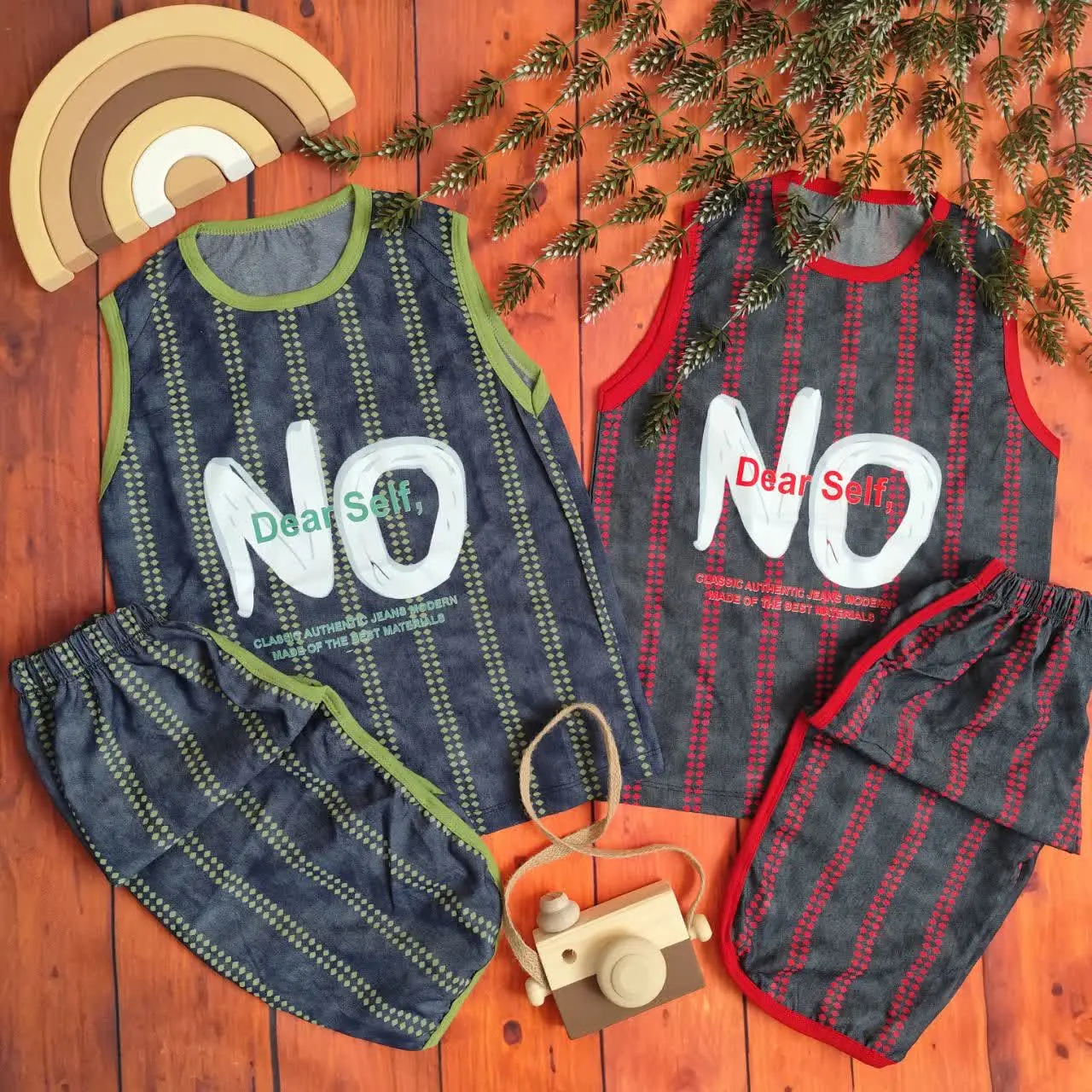 😍ست تاپ وشلوارک پسرانهNO، ج...