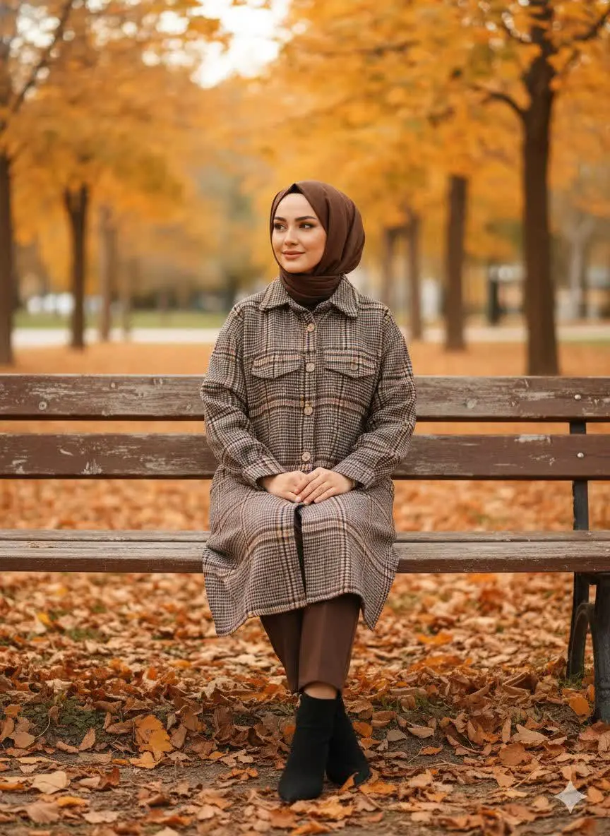 ✅مانتو پشمی پاییزه پرنیان 💕