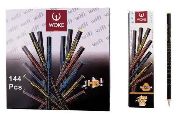 مداد مشکی سه گوش صدفی وک کد...