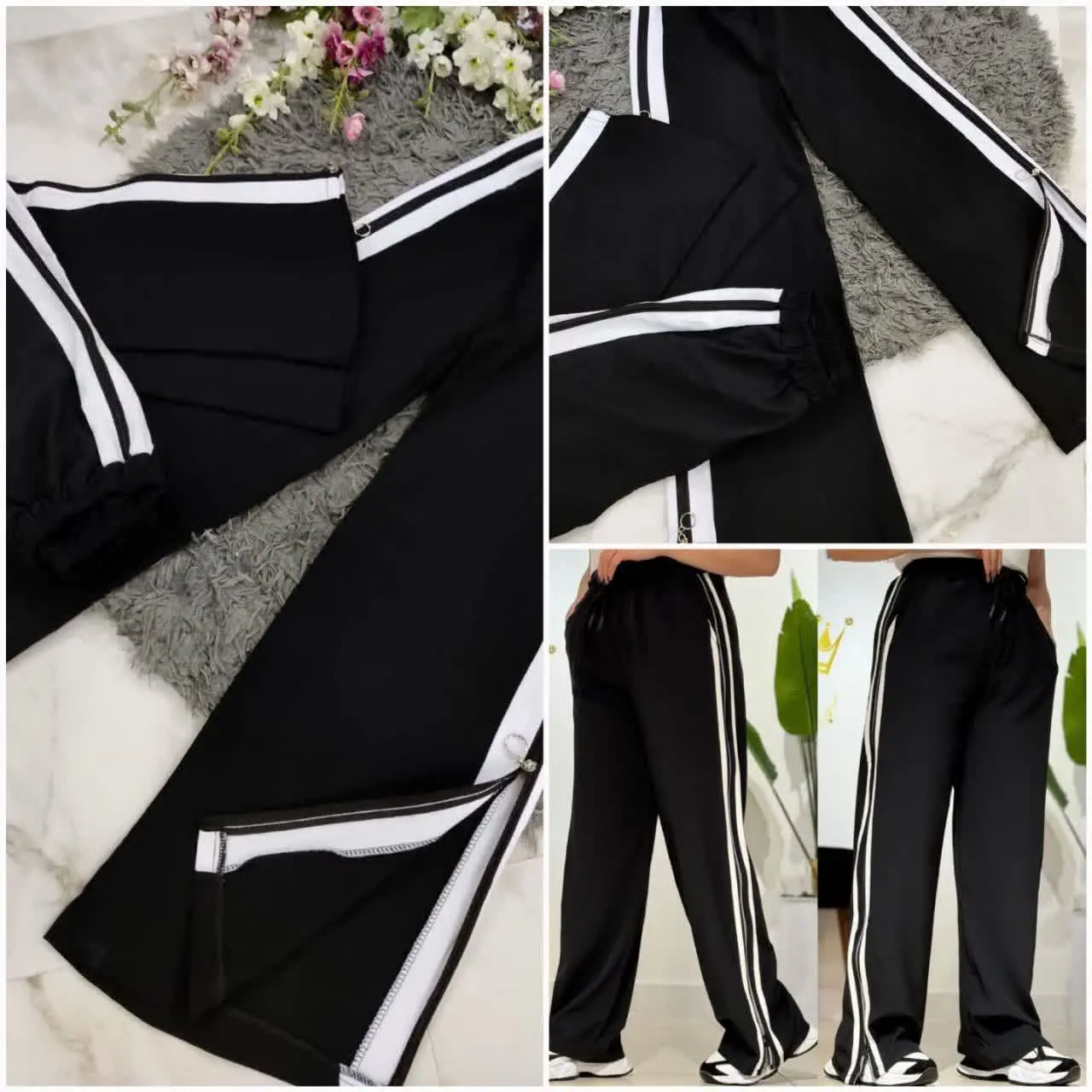 ❣نام: شلوار بغل زیپ نواردار
