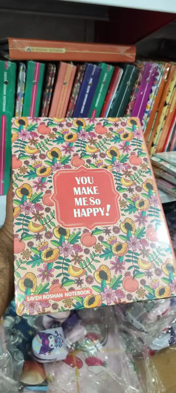 🌈دفتر کلاسور گیره فلزی در ر...