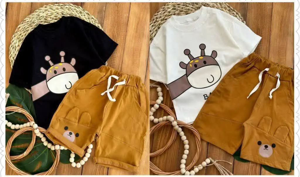 👚نام: 🦒🦒 تیشرت شلوارک عااااالی زرافه خندان🦒🦒
