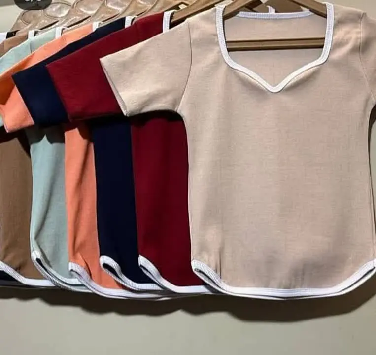 ❌کراپ یقه دلبرپارچه کبریتی ❌