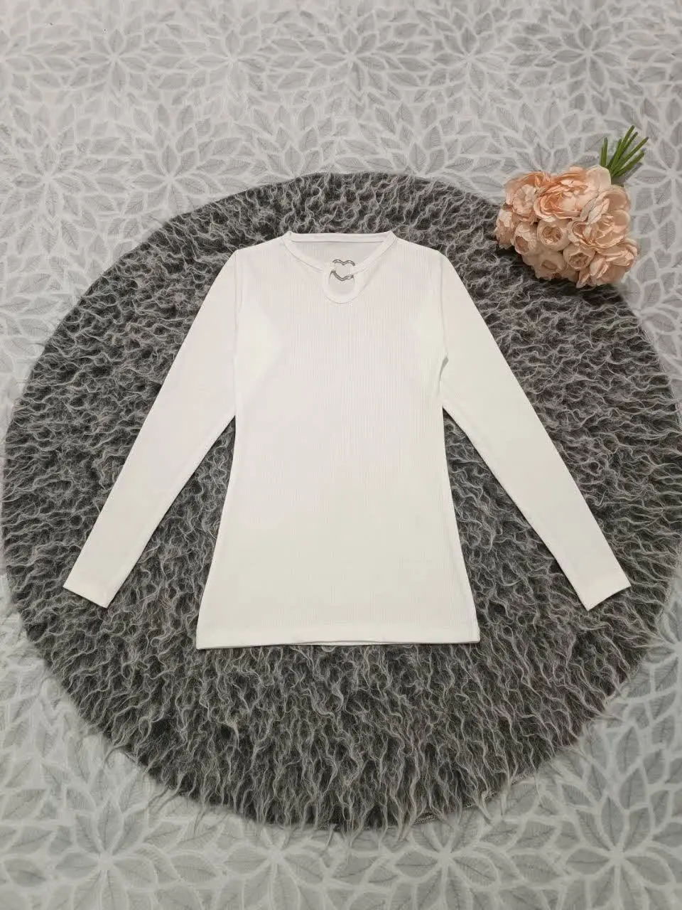 بلوز یقه دلبری قلبی