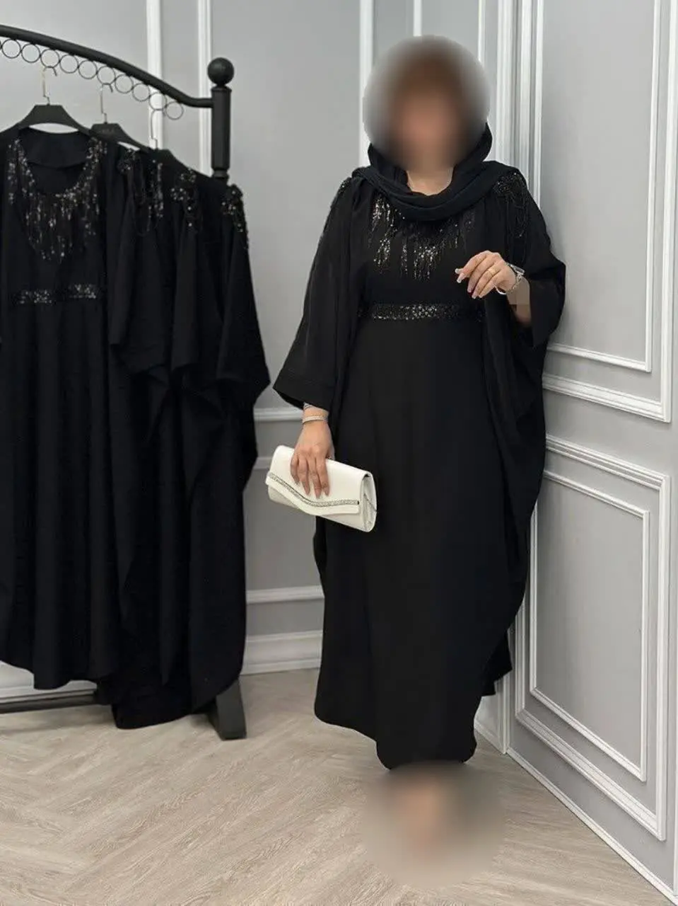 عبایی سردوش دار مه لقا