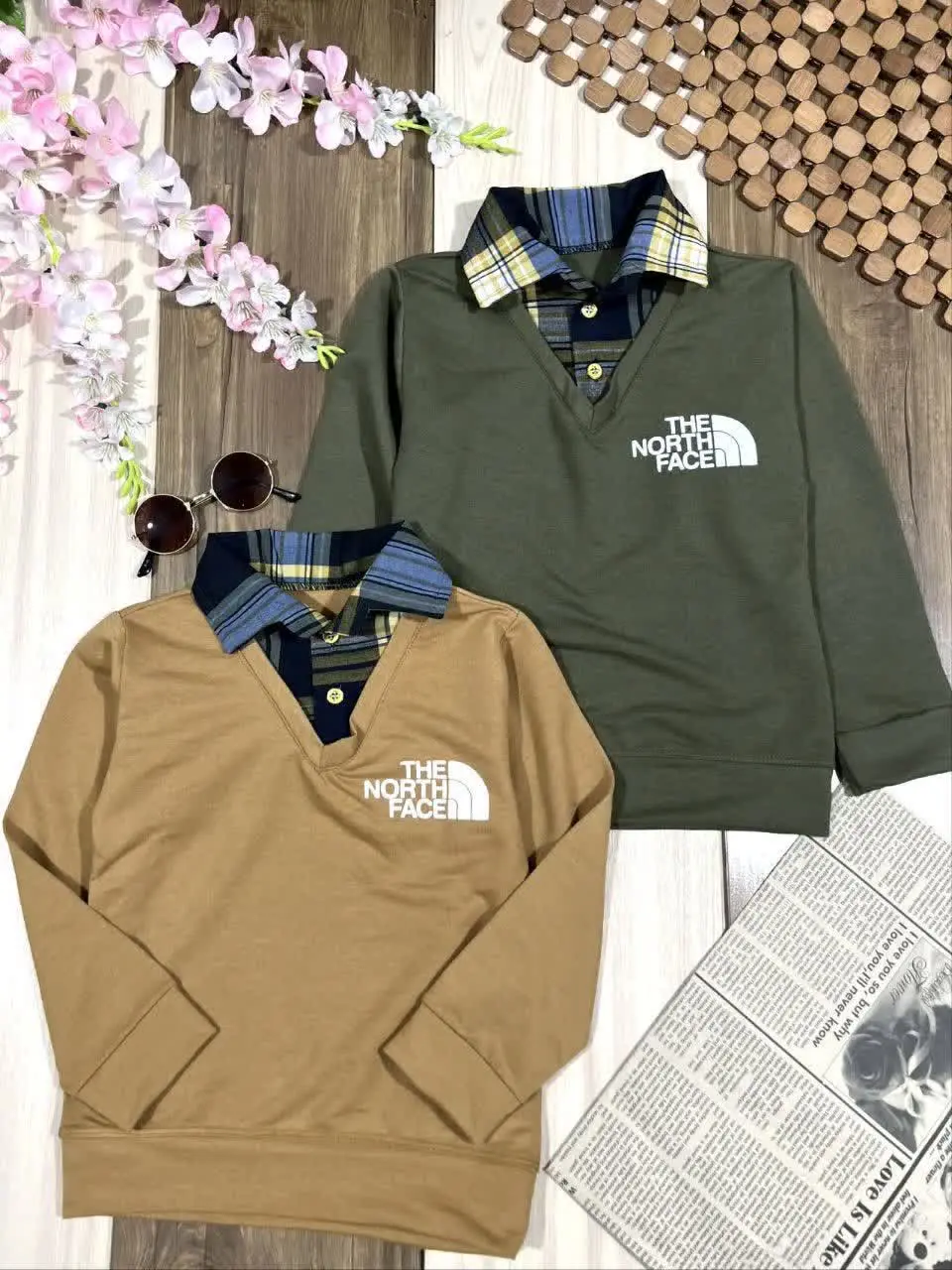 🔵 پیراهن پسرانه یقه دکمه دار 🔵