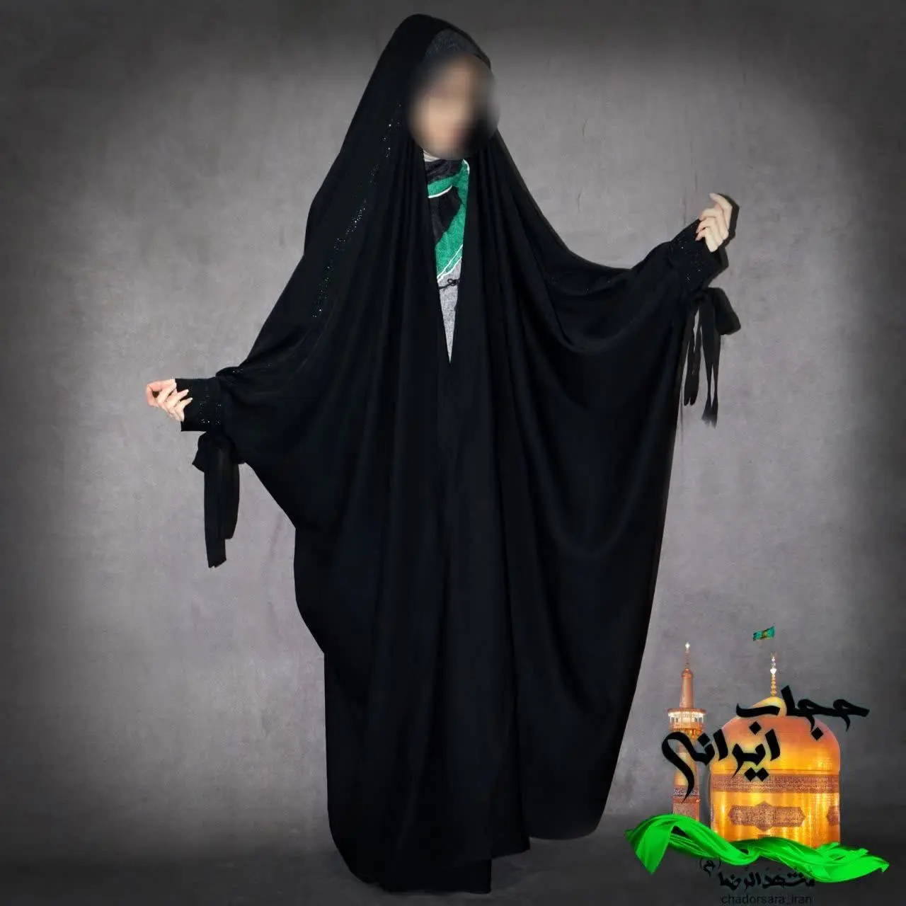 ✅چادر جده پاپیونی / سندبادی...