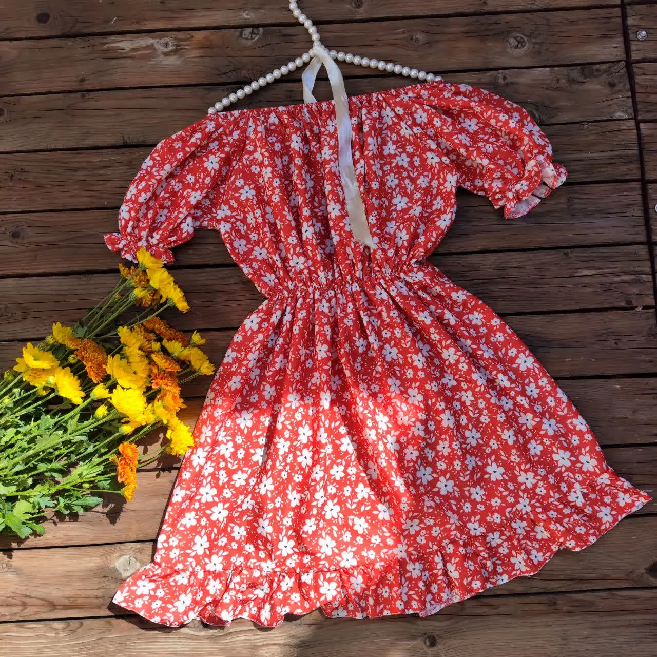 ✨🌸پیراهن کوتاه نازگل✨🌸