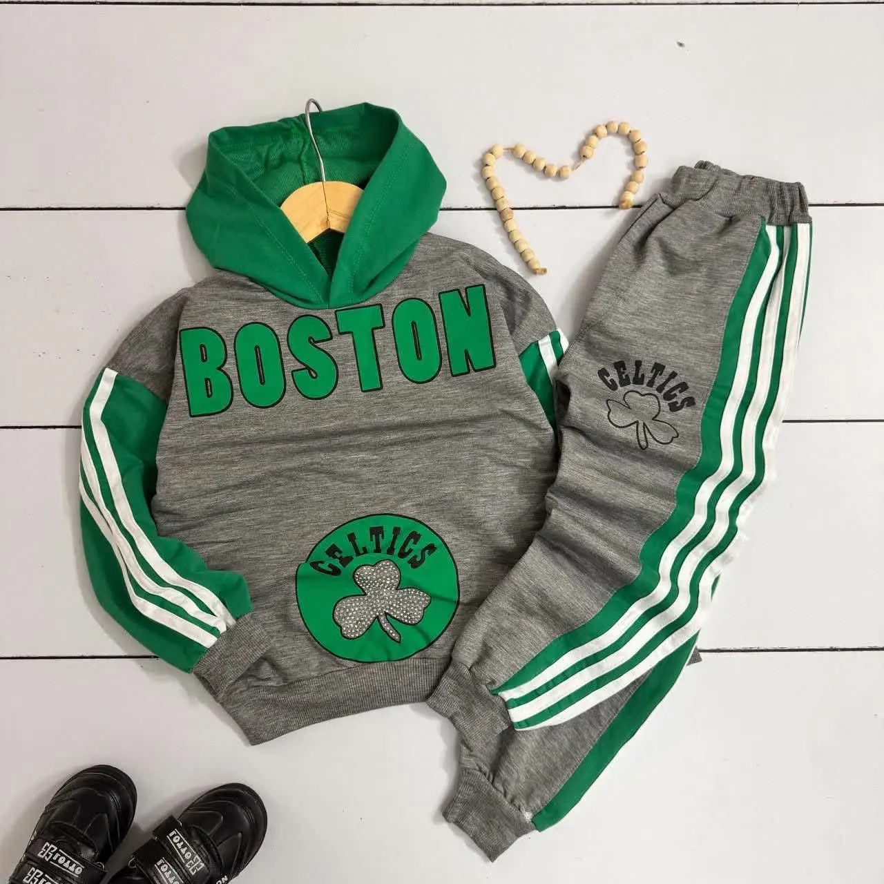 🧵جنس: هودی شلوار ملانژ گلکس...