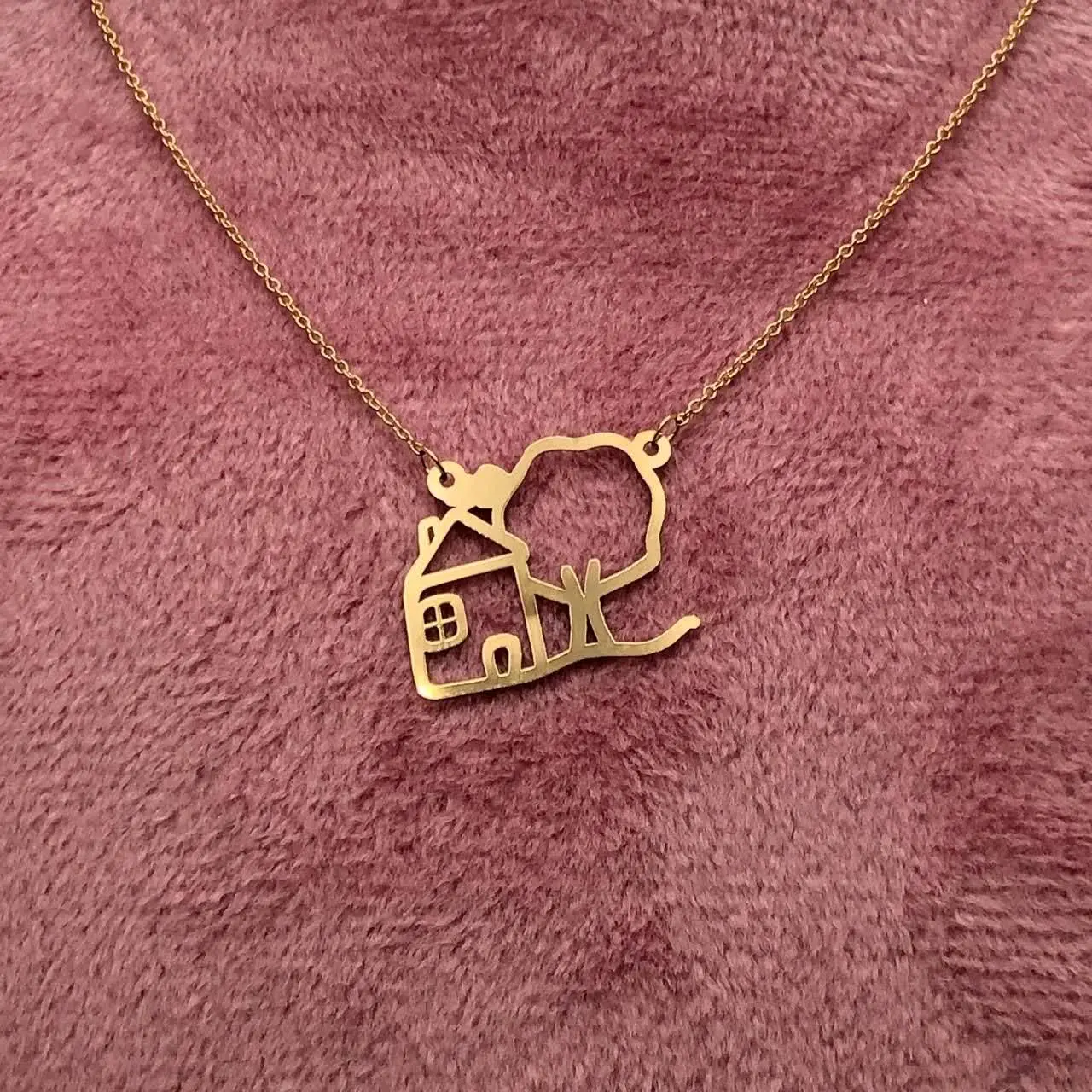 گردنبد مینیمال مدل خانه 🤓🏡
