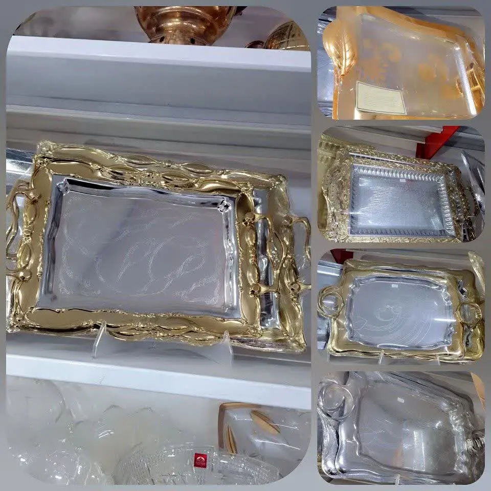 سینی‌های آب کروم ✅
