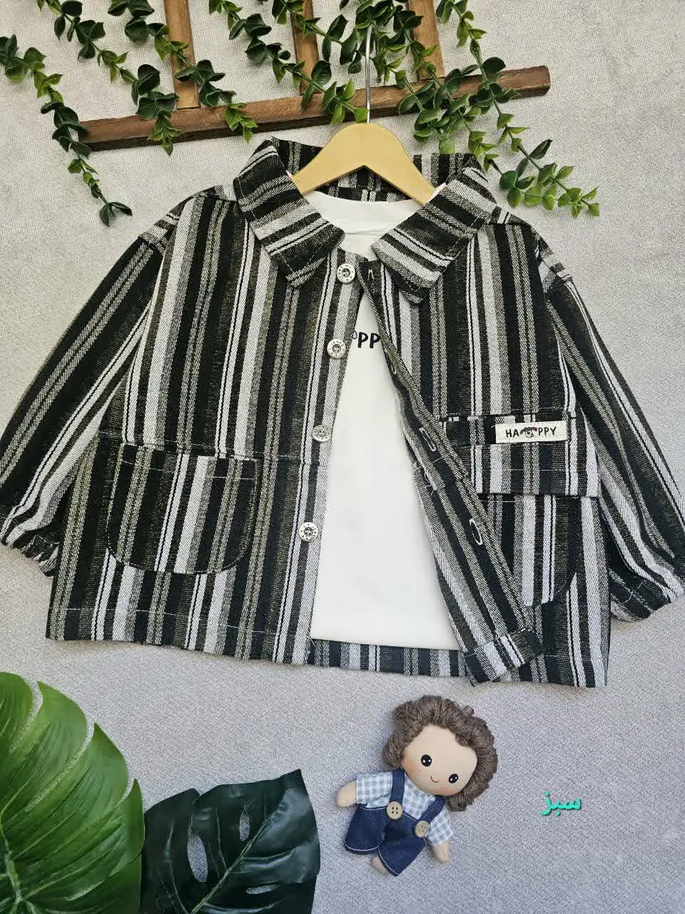 بلوز و کت جین پسرانه آرتا
