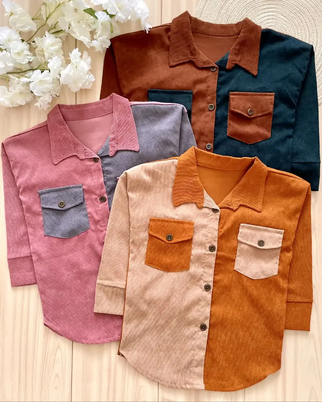 لباس بچهگانه و نوجوان تونیک جیب دار
