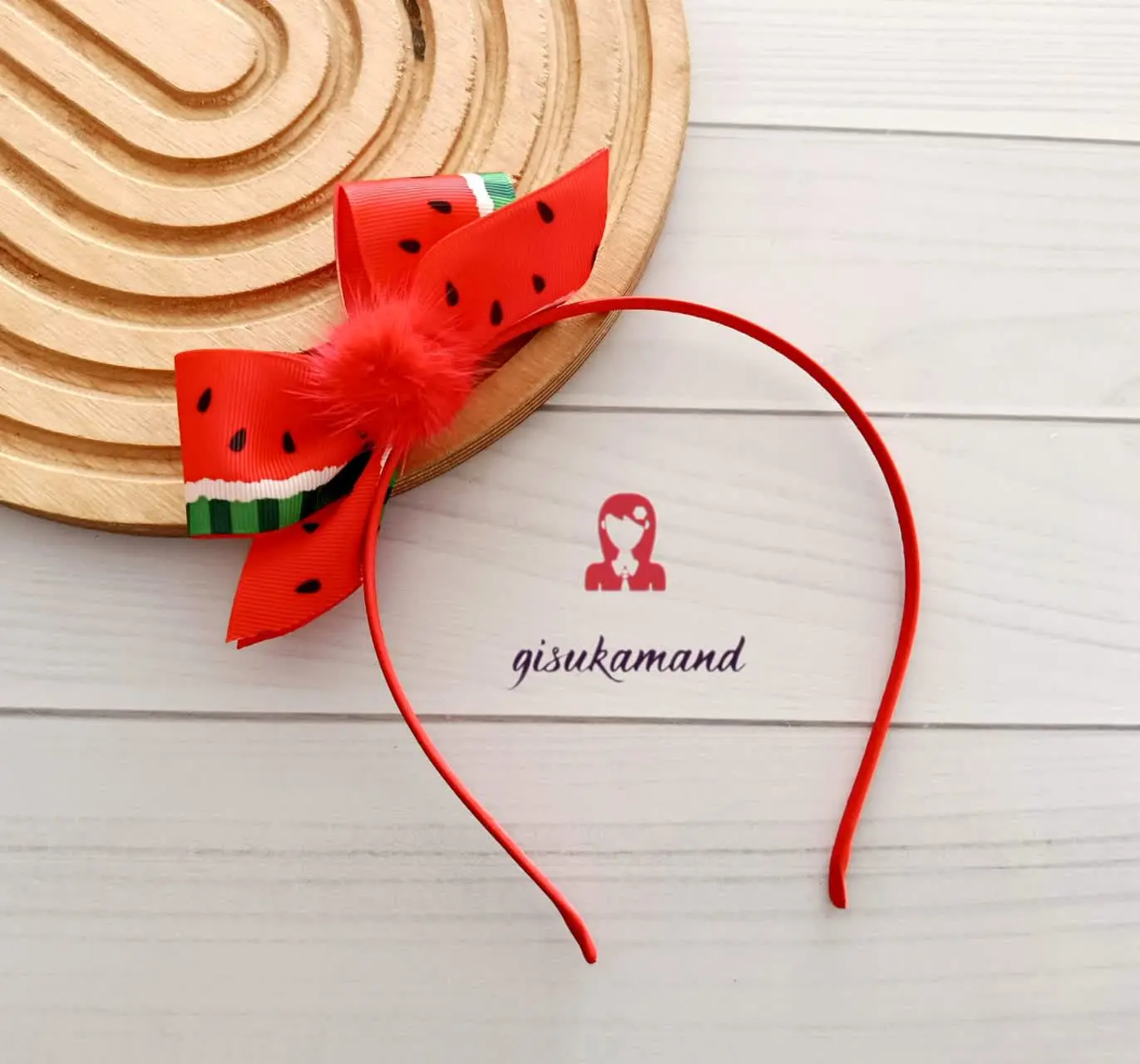 تل یلدایی هندونه با تزیین خز 🍉