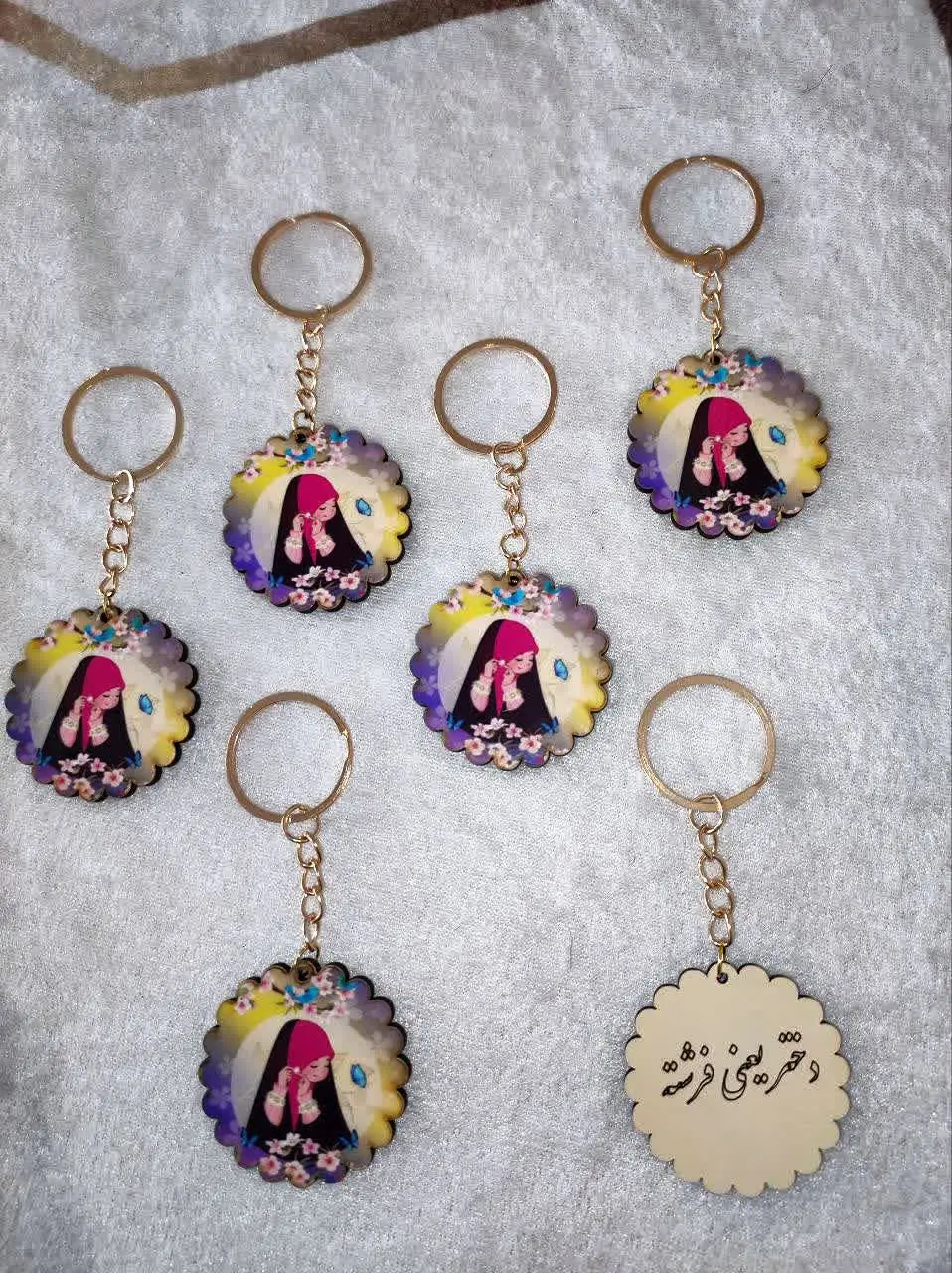 جاکلیدی‌های چوبی بسیار زیبا 
