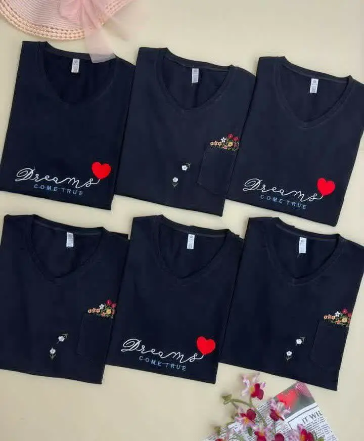 ⚫️تیشرت یقه هفت‌محرمی
