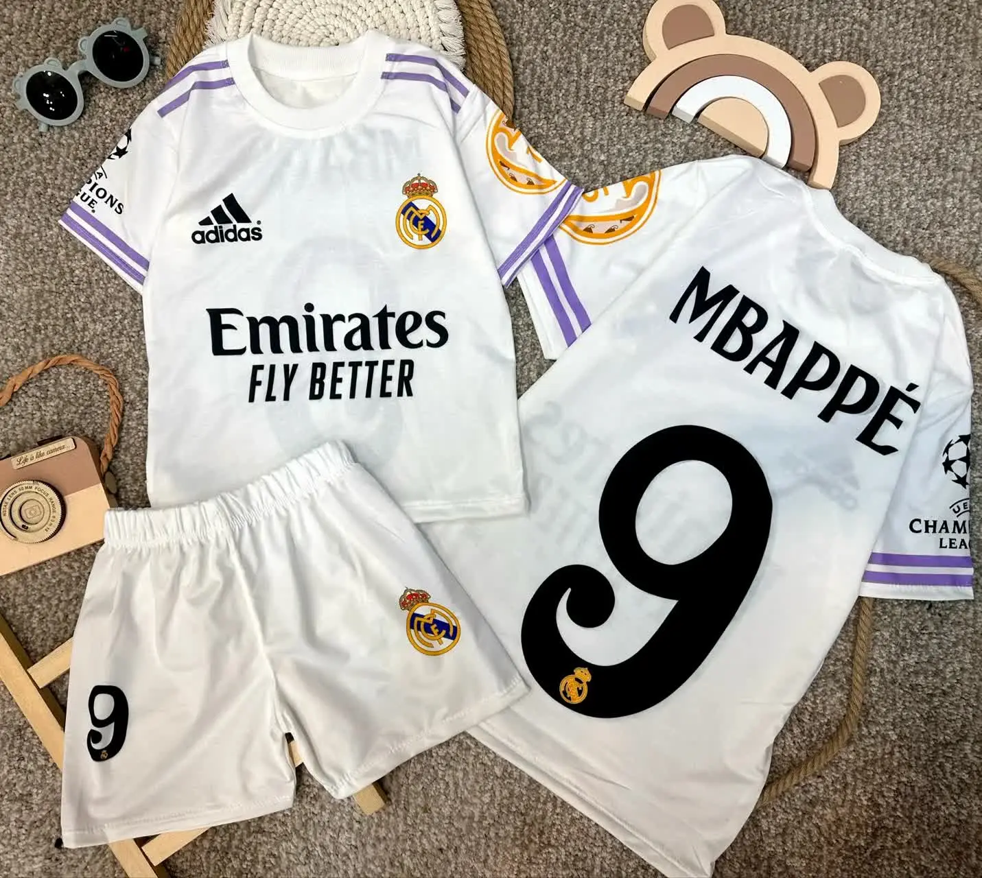 👫تیشرت شلوارک ورزشی باشگاهی رئال مادرید✅
