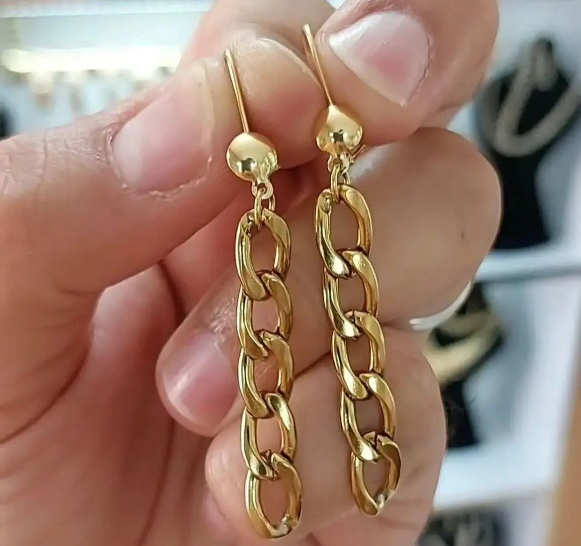 💍گوشواره کارتیر تخت دست ساز 🤤