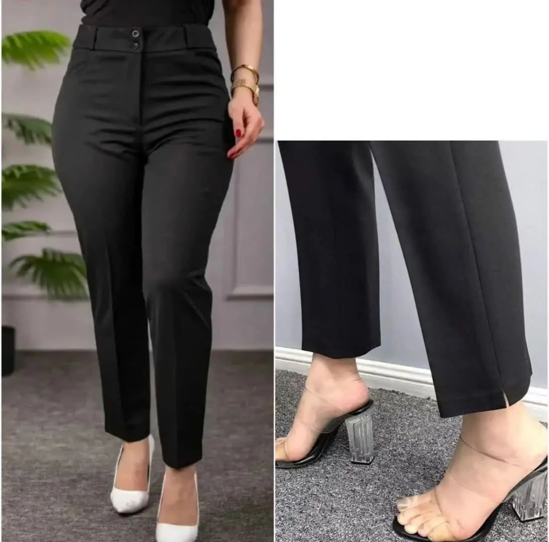 👚نام: #شلوار راسته چاکدار ۵۹۶
