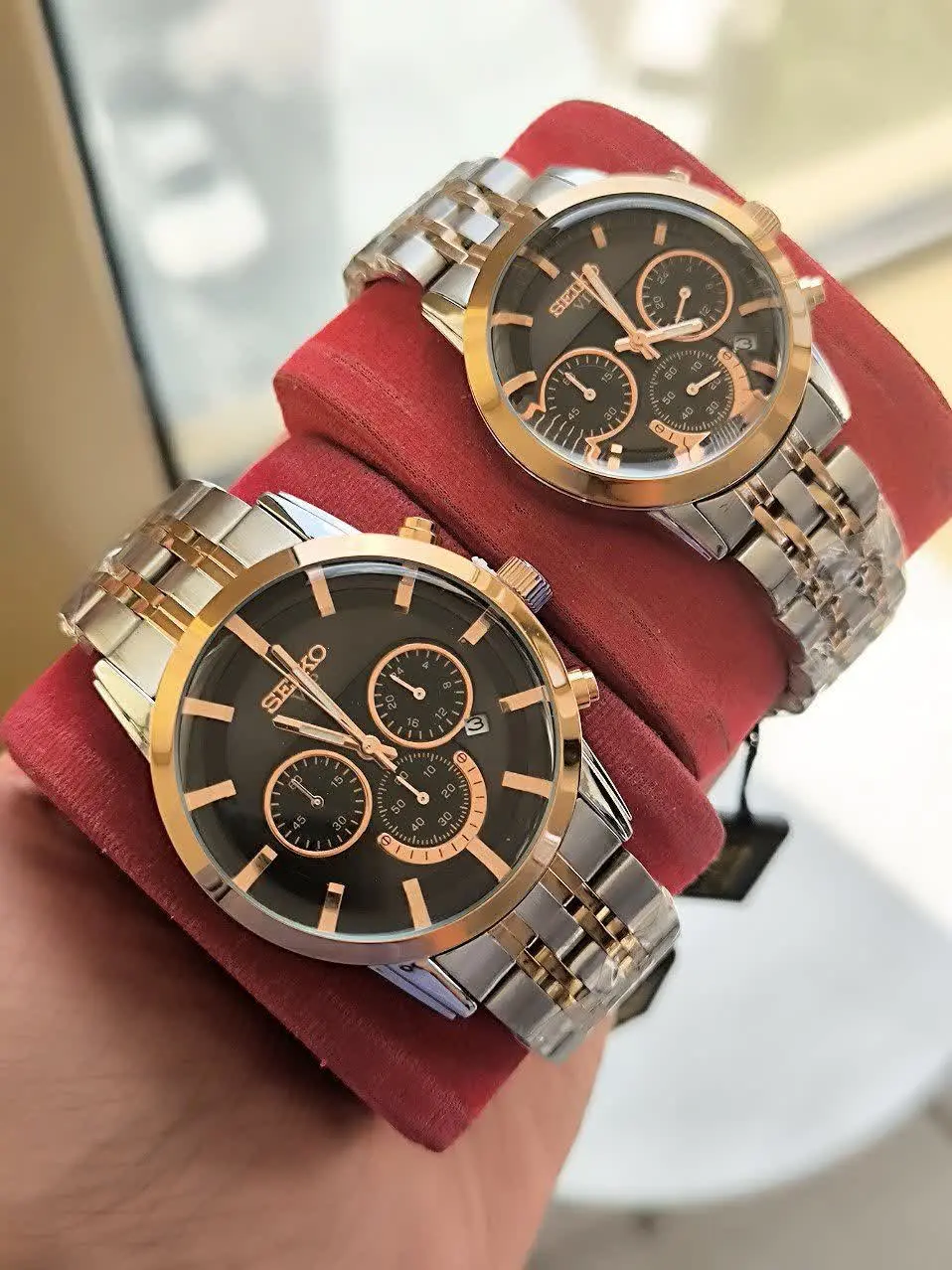 #ساعت ست فلزی مارک سیکو وی ای پی 
