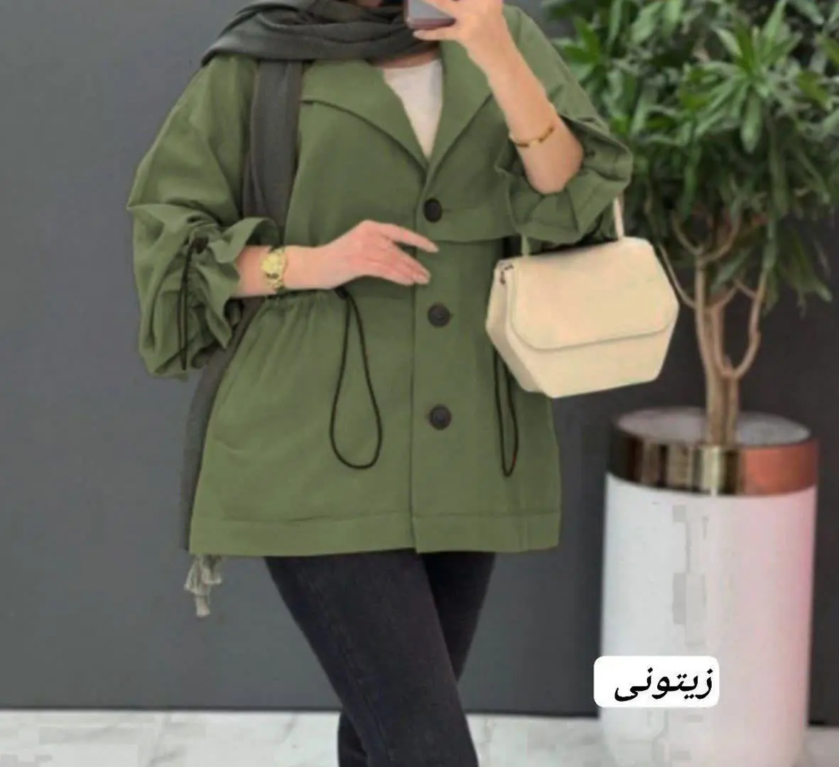 👚 نام: مانتو سه دکمه ✔️
