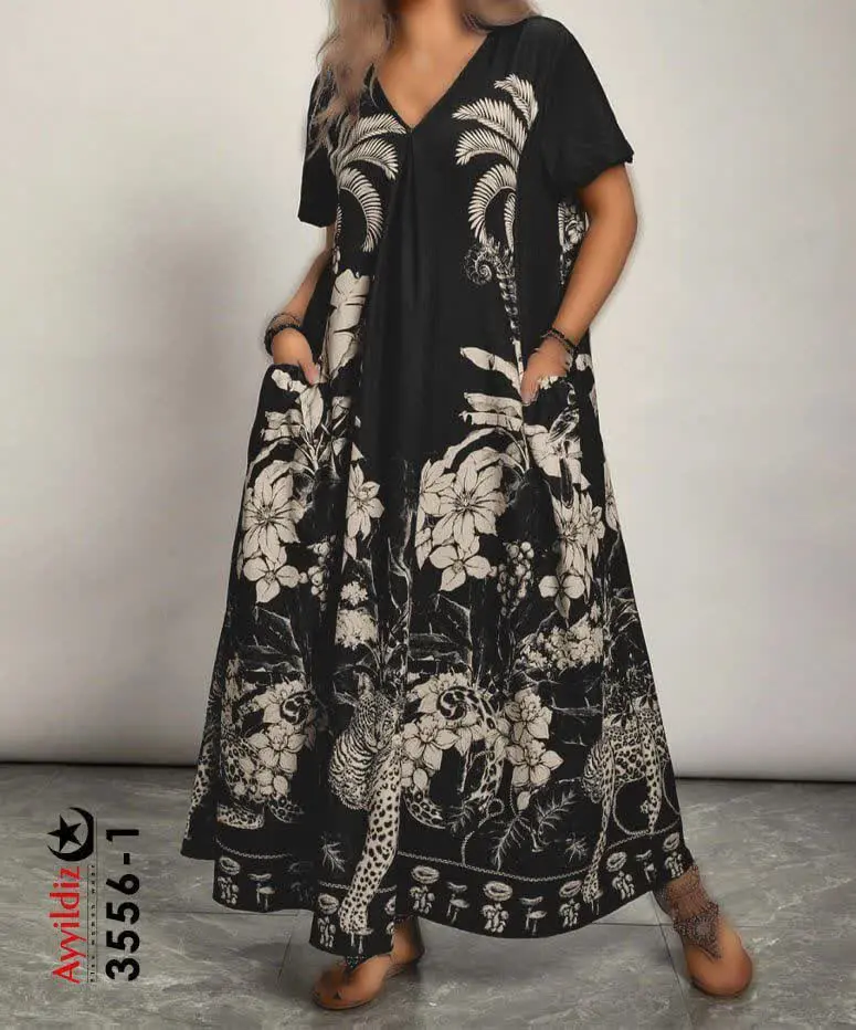 ۳۵۵۶ پیراهن ساحلی بیگ سایز