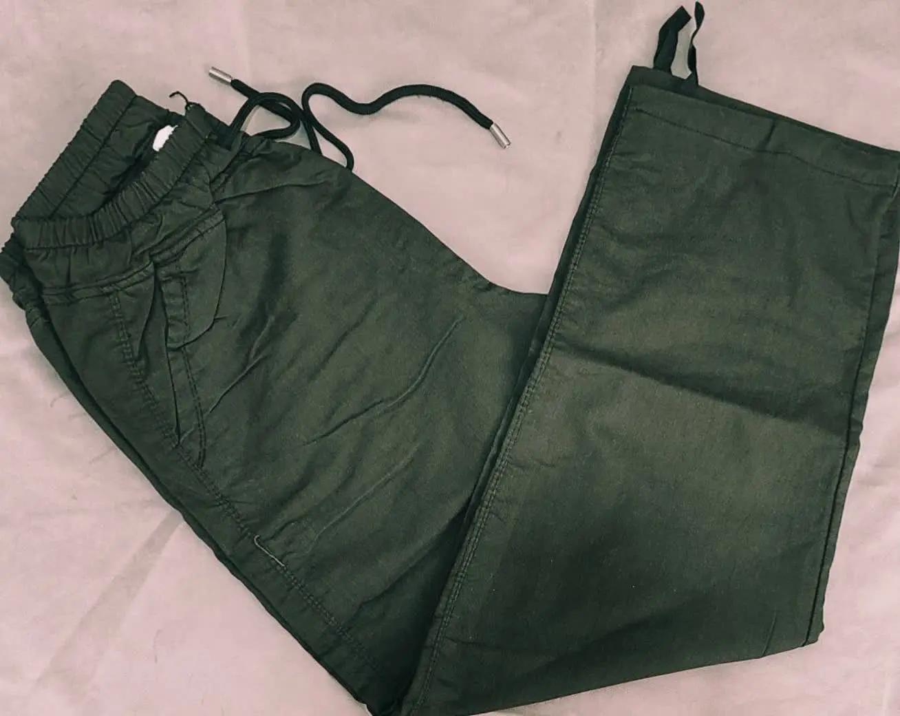 شلوار بگ کتان نیل پنبه