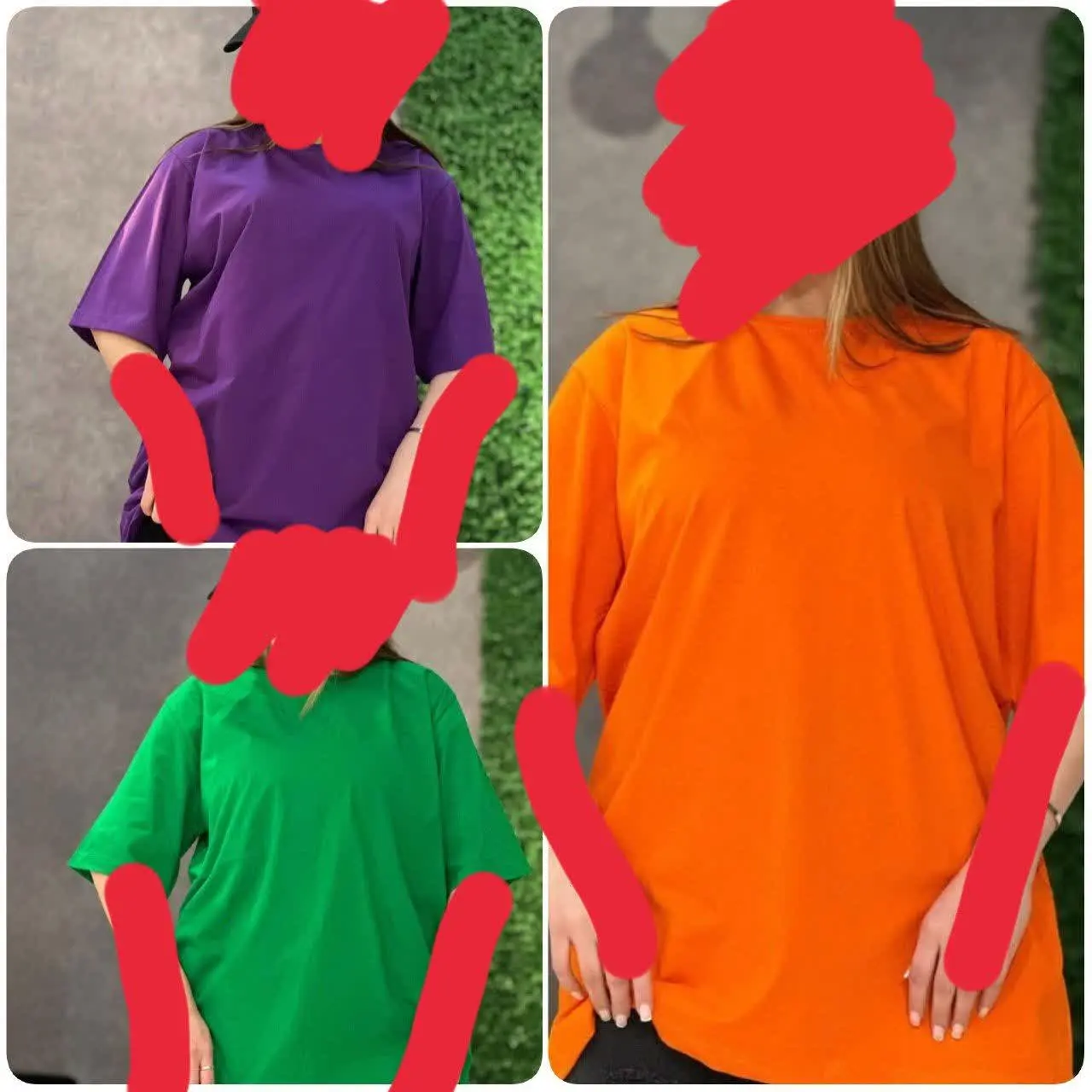 ❤️نام: تیشرت لانگ رنگارنگ
