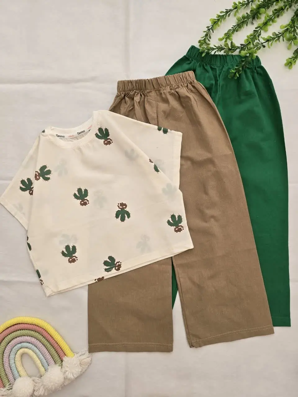 ست کراپ شلوار کاکتوس 🌵