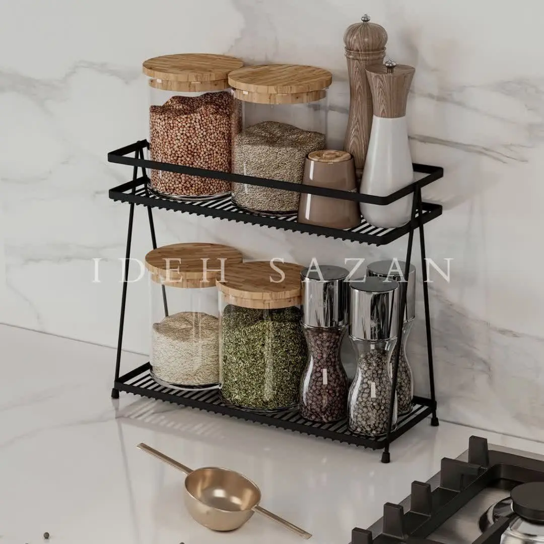 ⚜ استند دوطبقه فلزی آوان 
