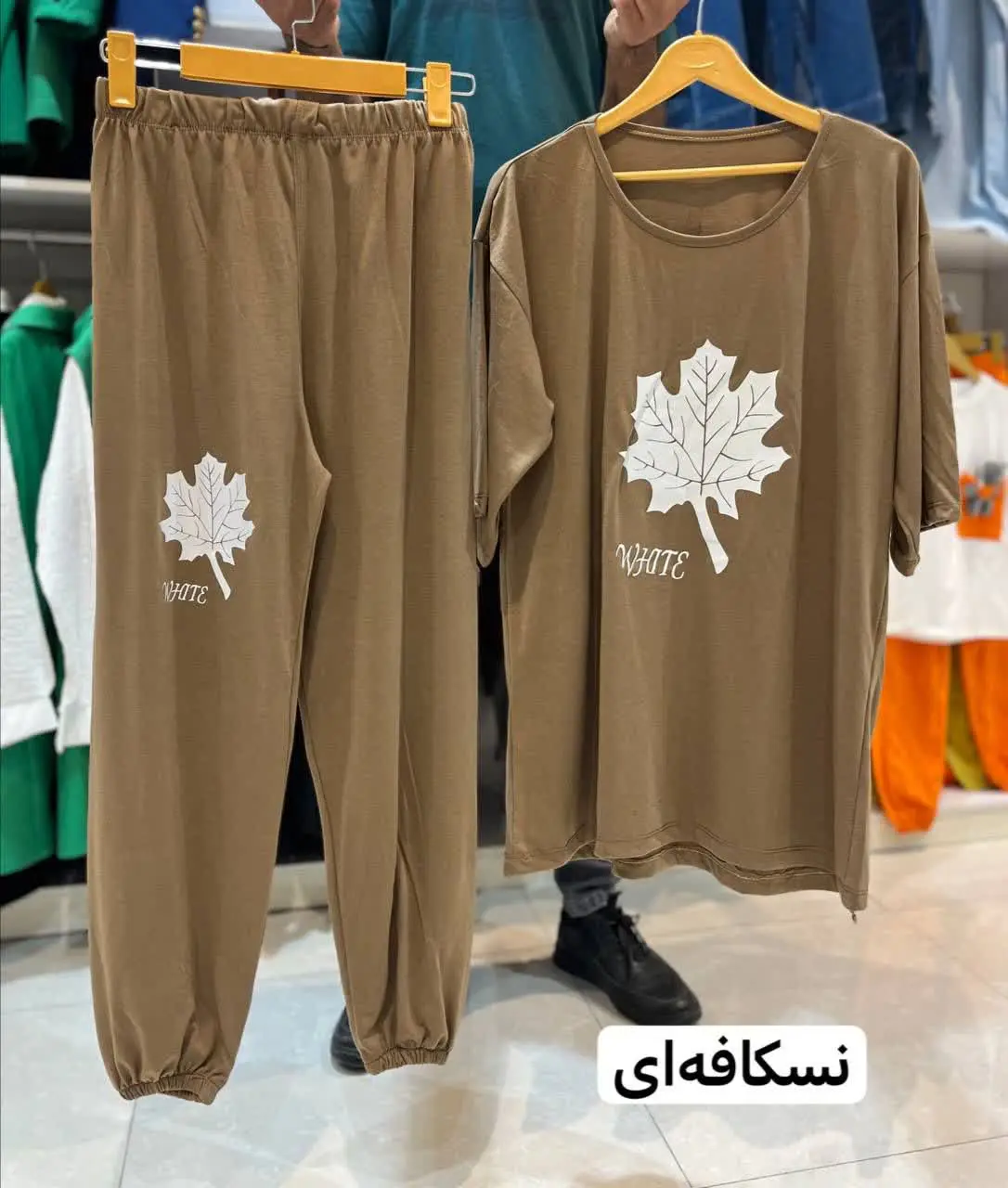 🖋نام: ست تیشرت شلوار برگ
