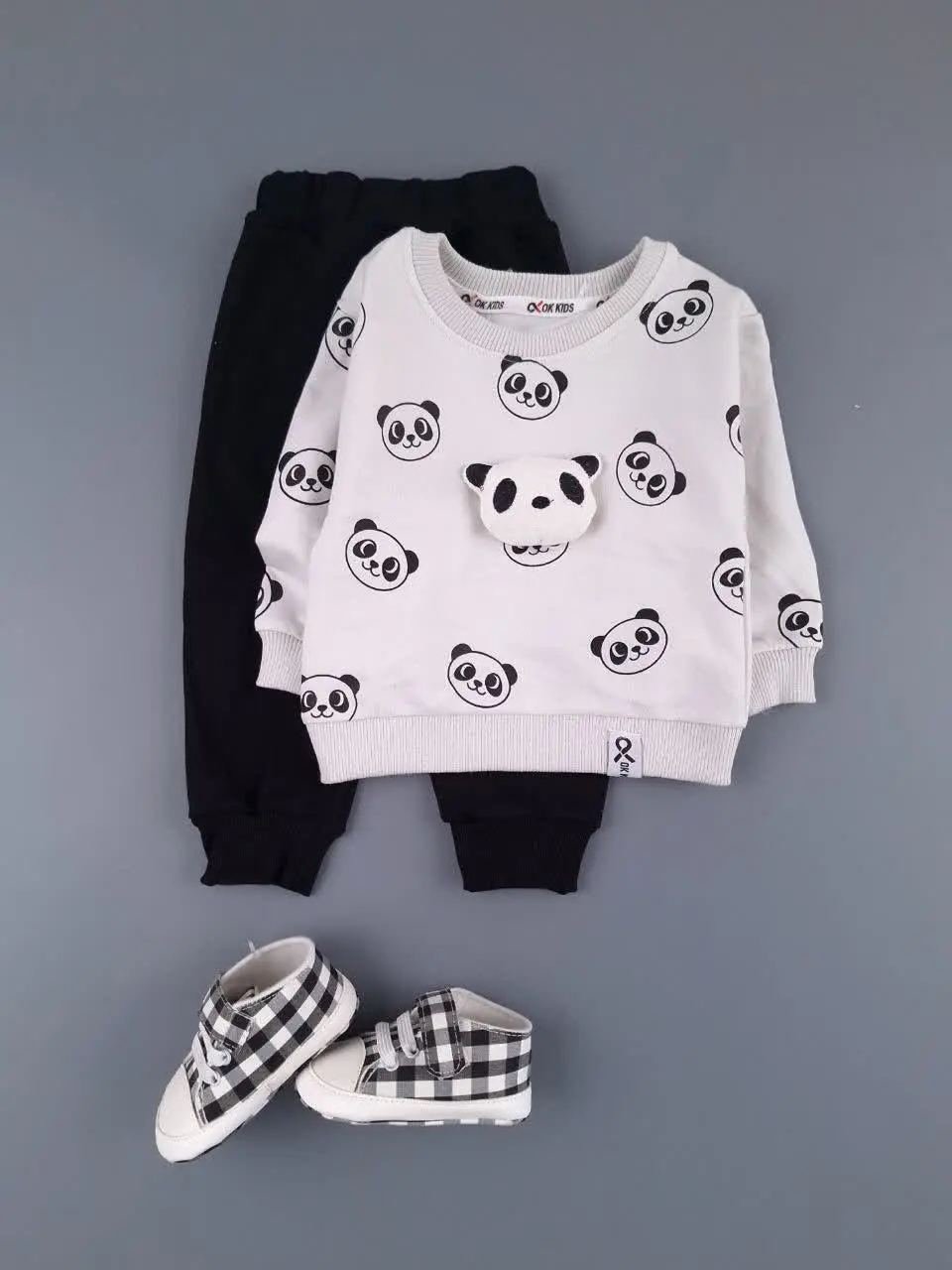 بلوز شلوار دورس نقلی پاندا 🐼