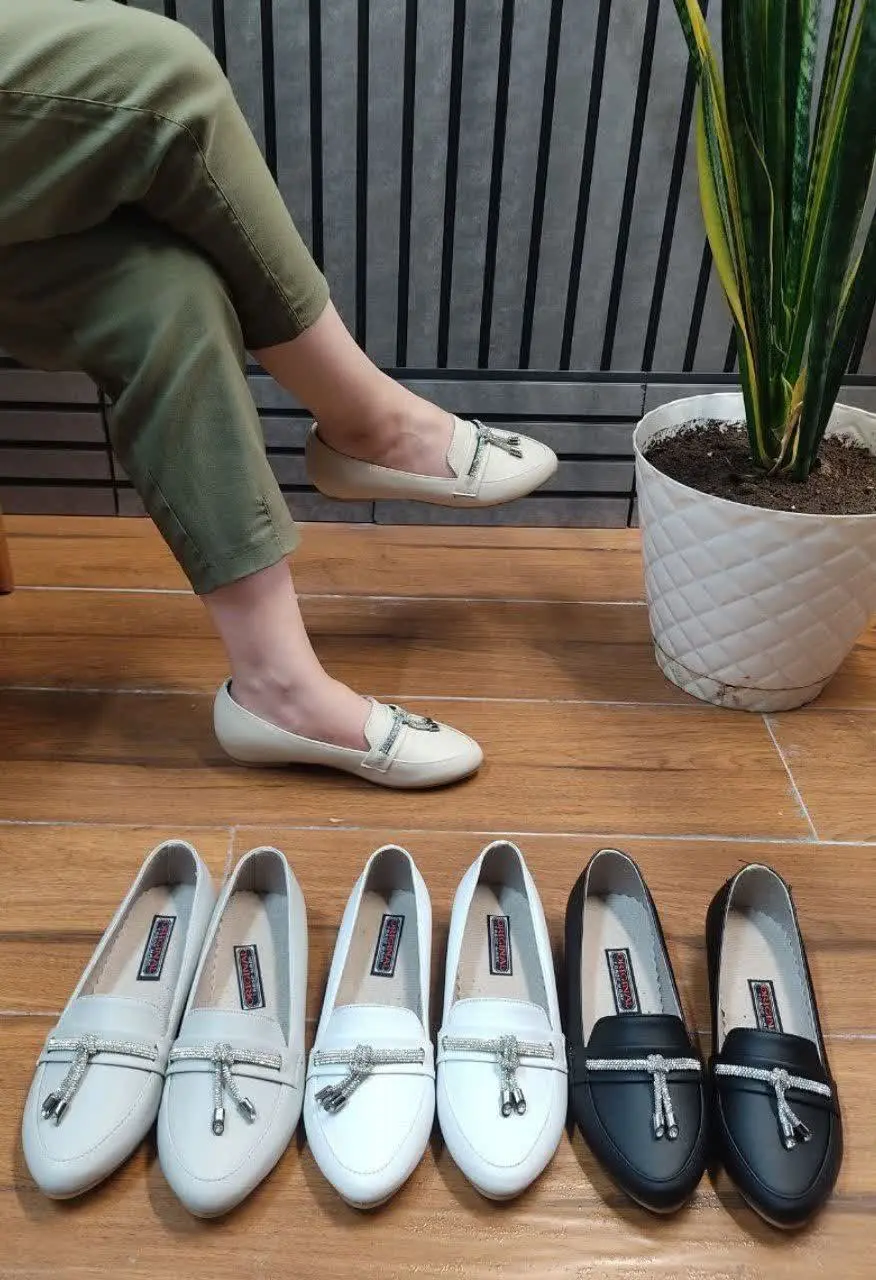 🌟کفش مدل عروسکی گره ای🌟
