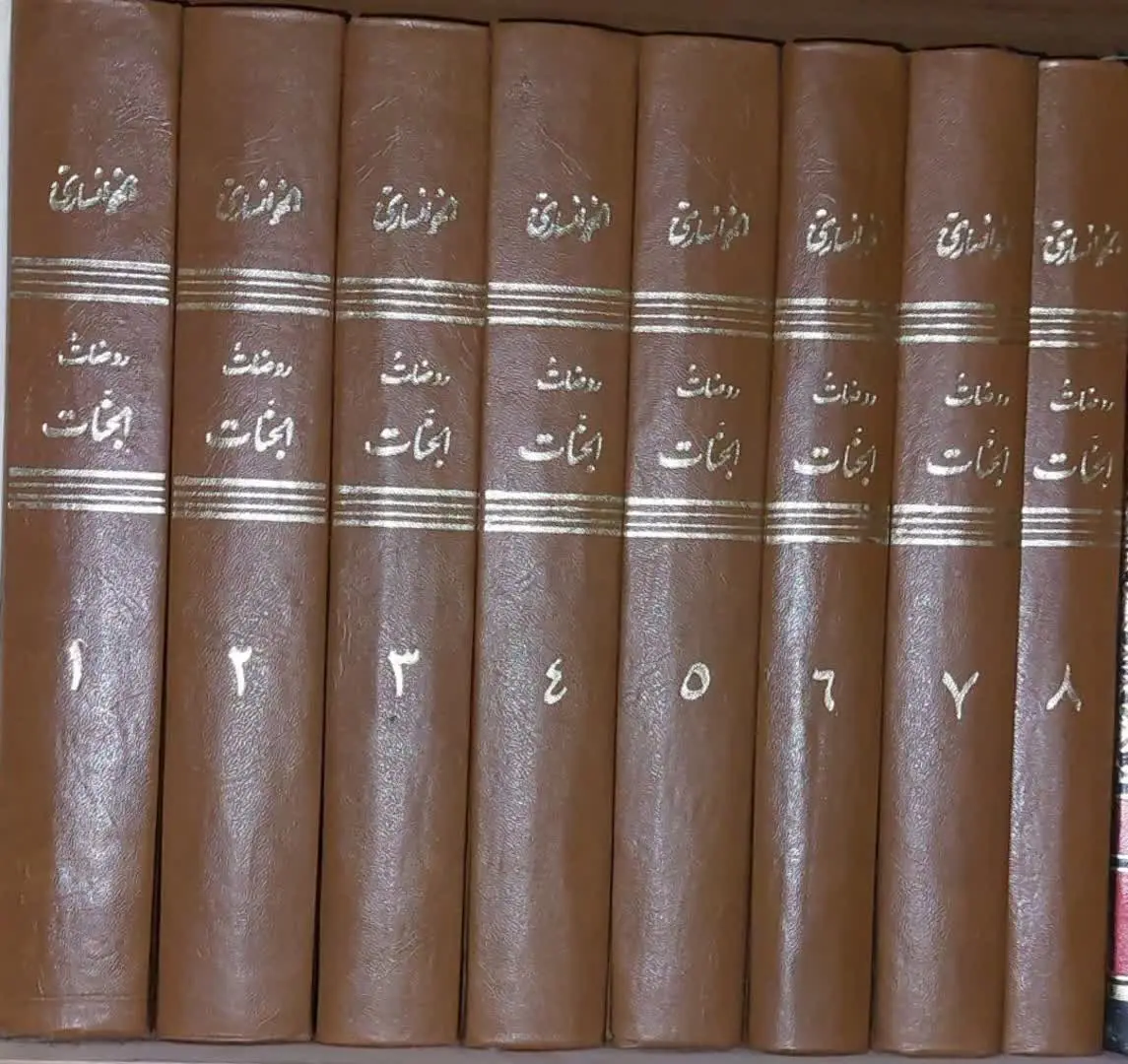 📖نام کتاب: روضات الجنات
