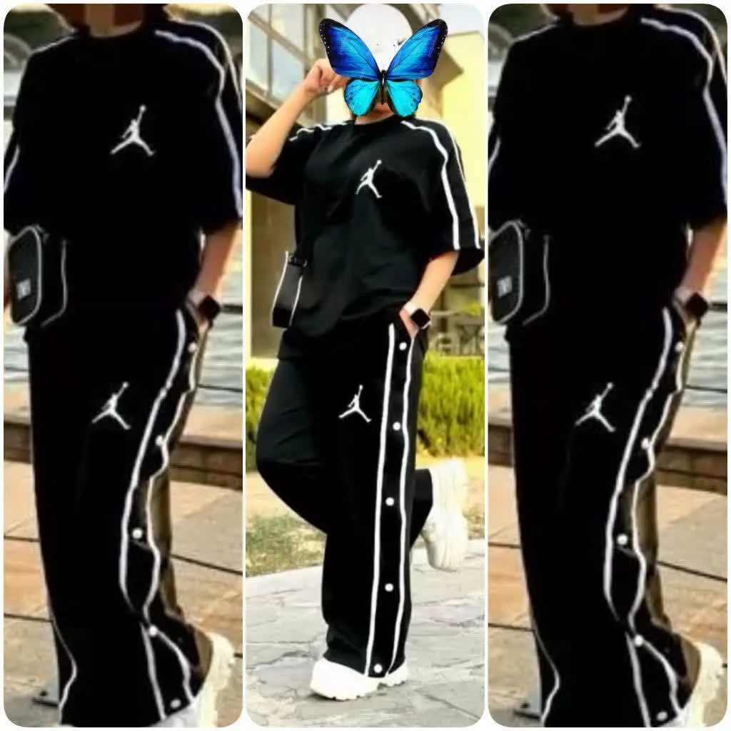 تیشرت و شلوار قواره دار*جردن*